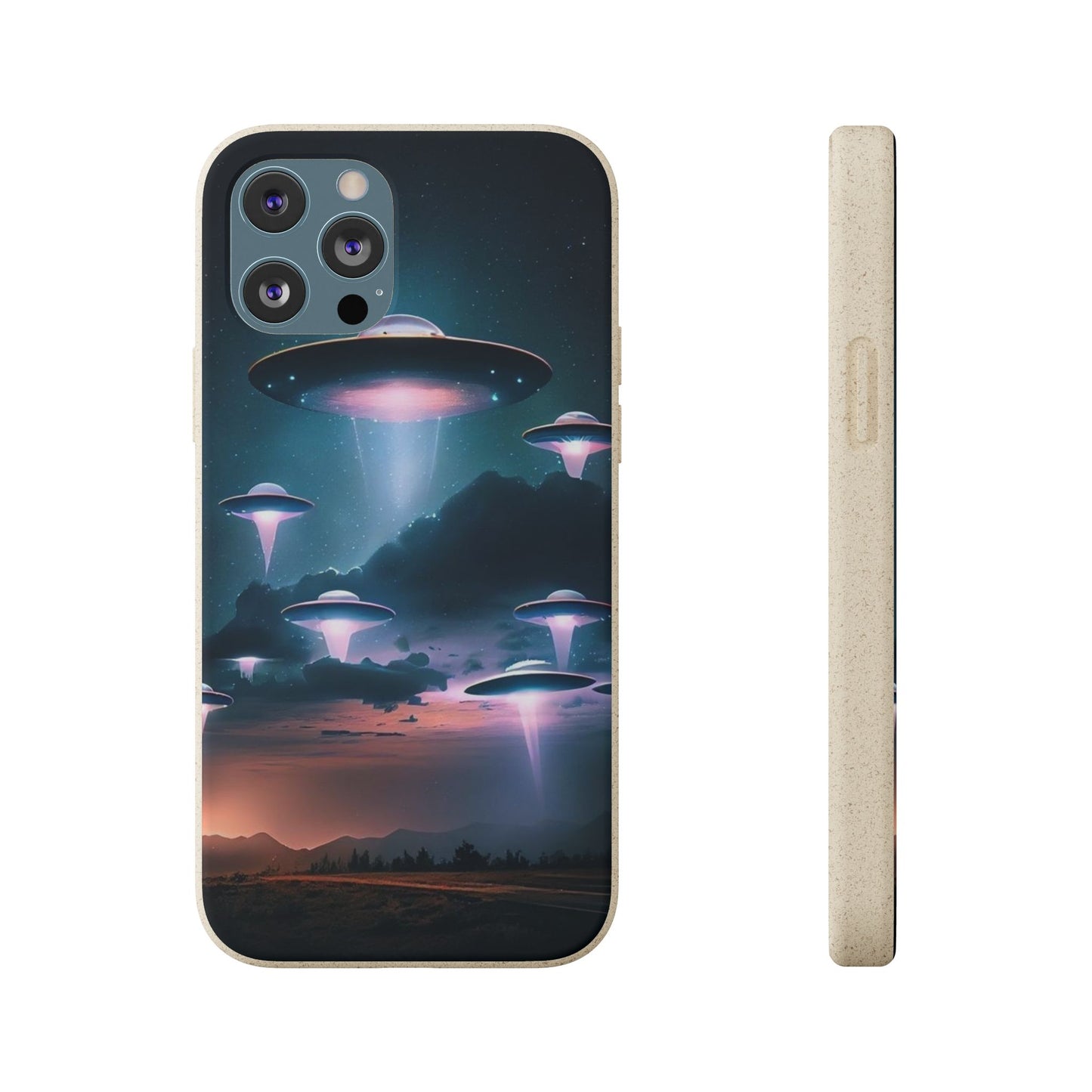 Biodegradable UFO Phone Case - Eco-Friendly and Stylish Design