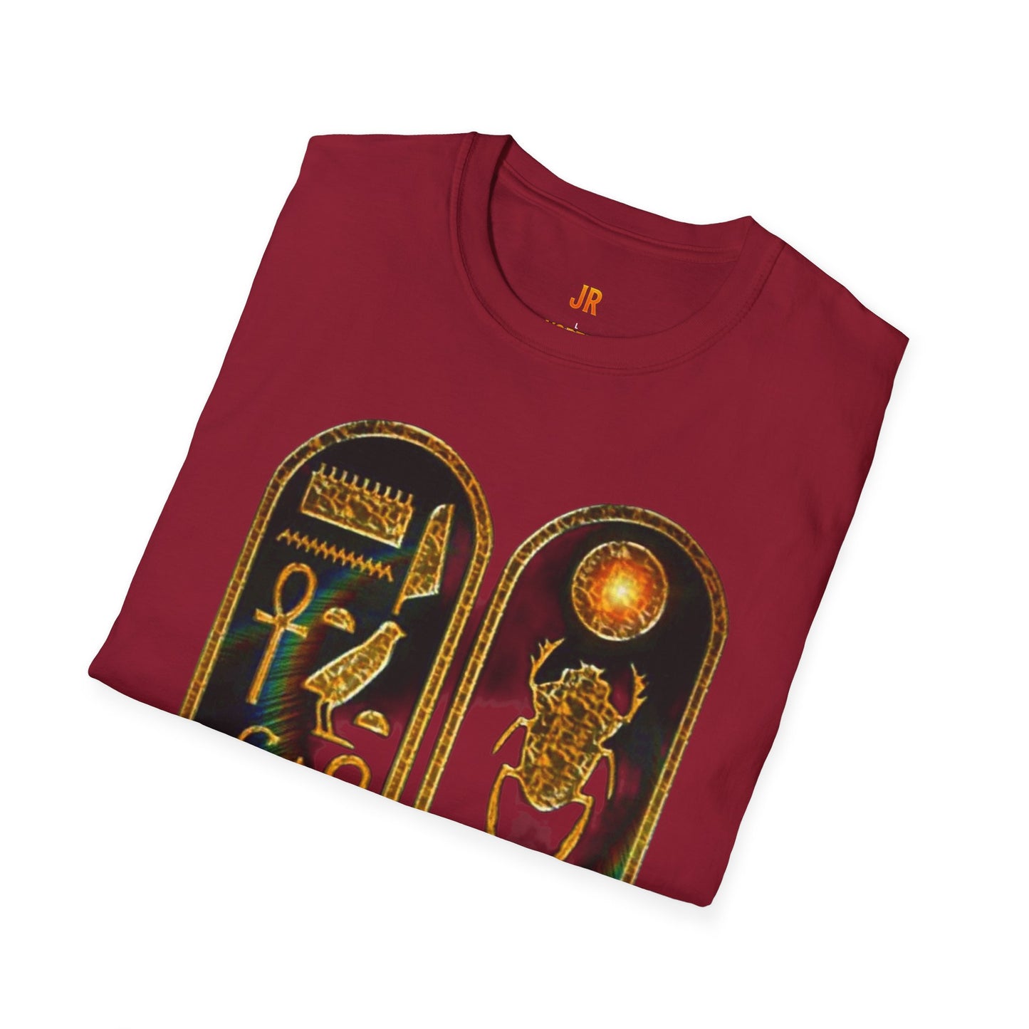 Vintage Egyptian Art Unisex Softstyle T-Shirt - Retro Graphic Tee, Unisex Casual Wear, Unique Gift for History Lovers, Summer Essential