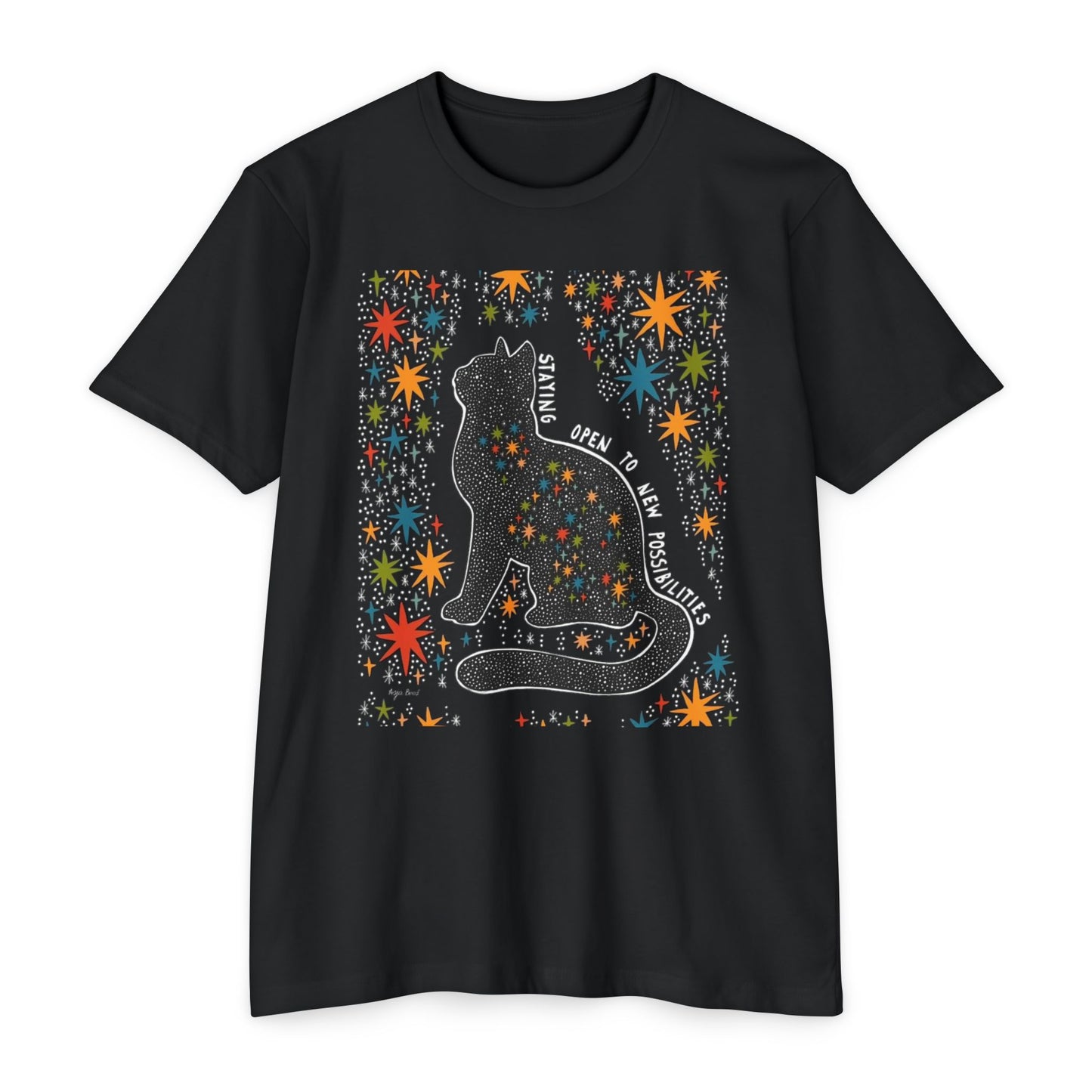 Whimsical Cat Graphic Unisex T-Shirt | Cute Art Tee, Cat Lover Gift, Animal T-Shirt, Fun Casual Wear, Comfortable Summer Top