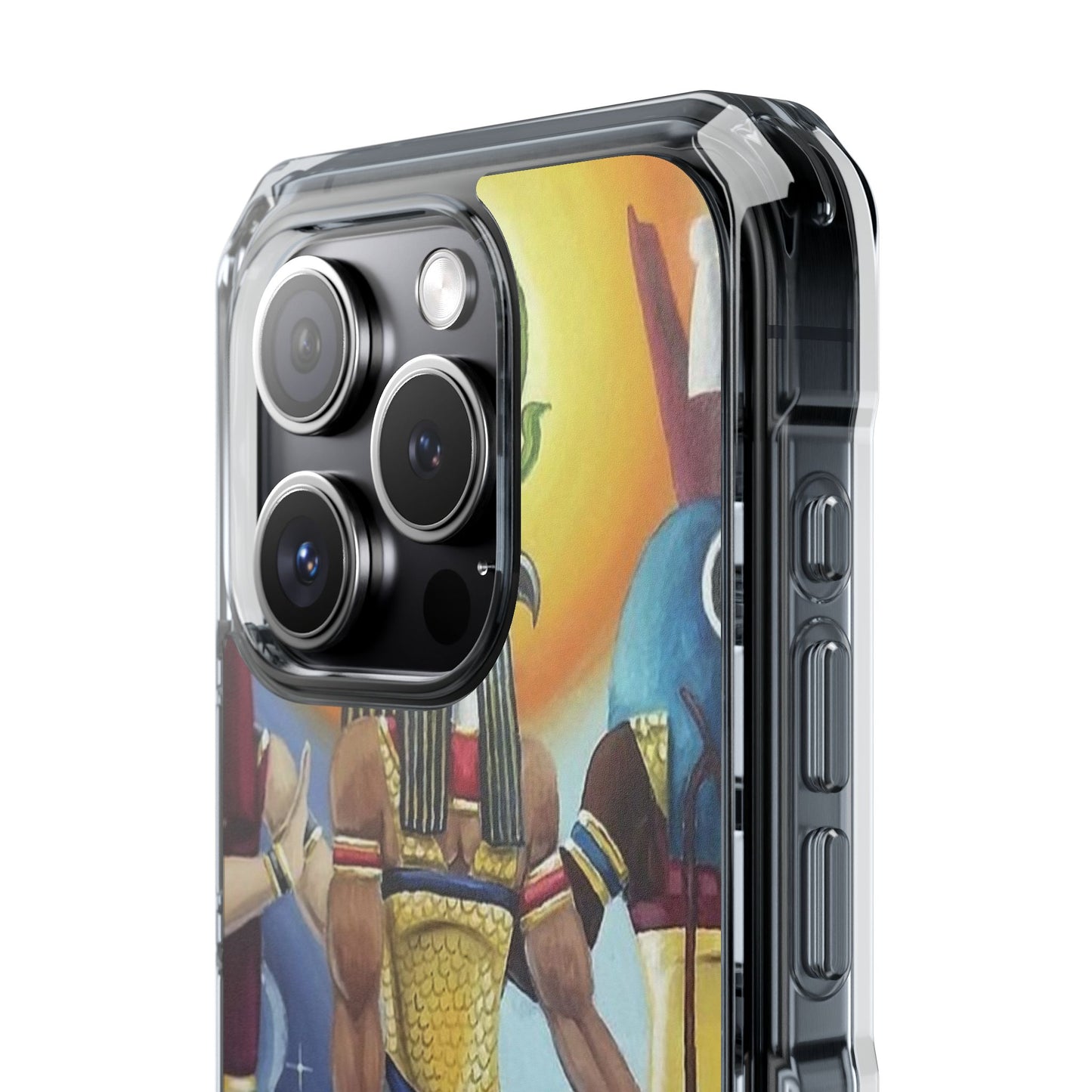 Egyptian Art Phone Case - Magnetic Clear Impact Case for Stylish Protection