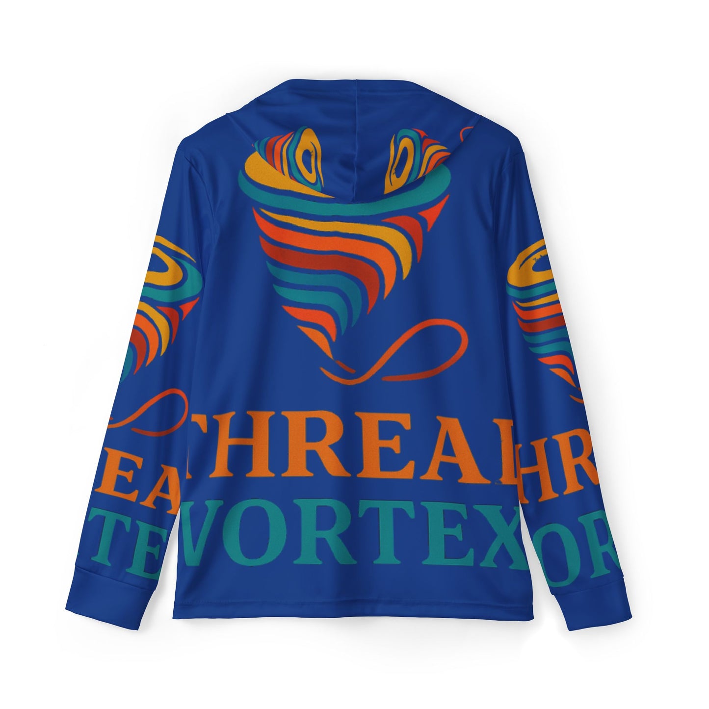 Men's Sports Warmup Hoodie with Vibrant Vortex Design | Athletic Hoodie, Activewear, Sports Gift, Unique Workout Gear, Stylish Layer