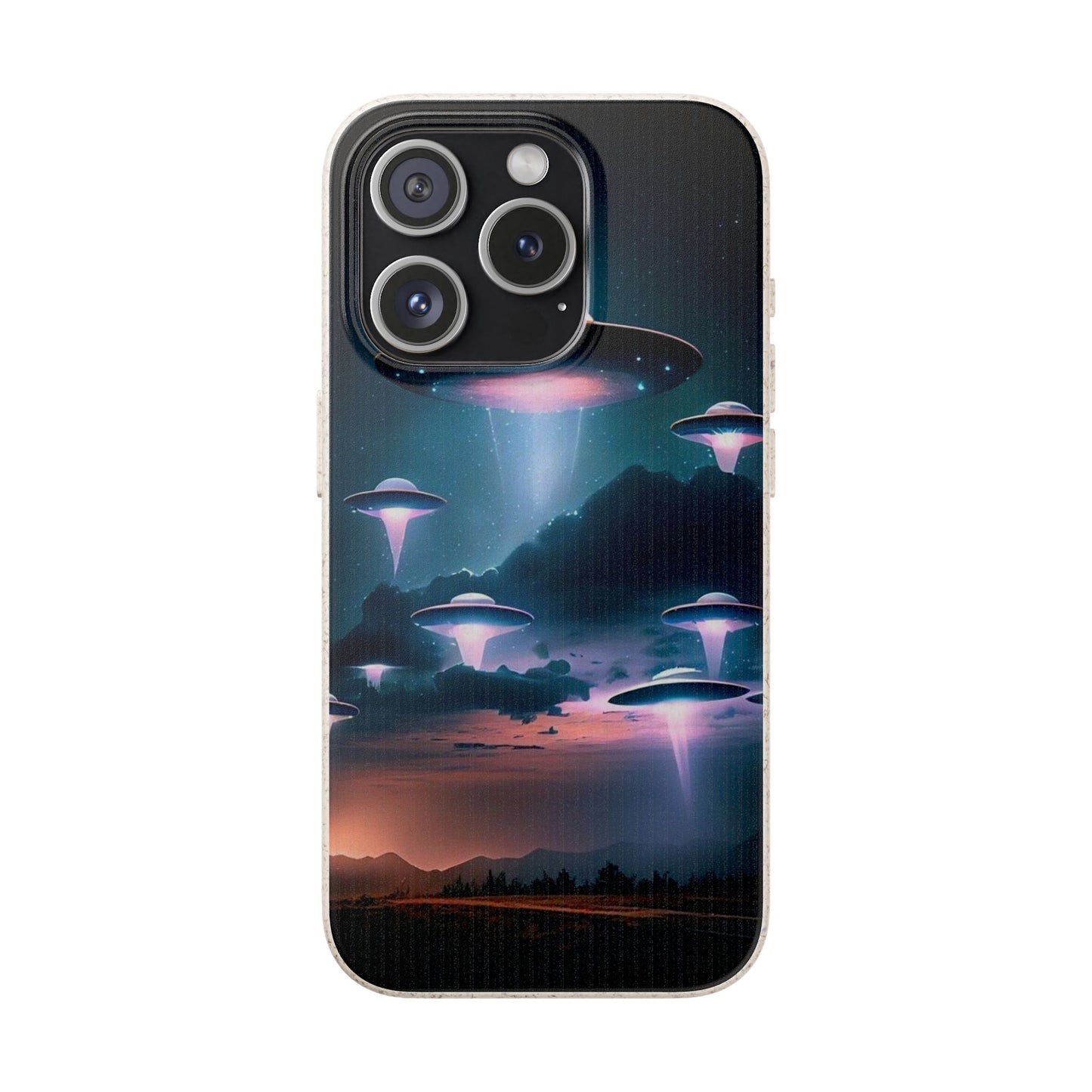 Biodegradable UFO Phone Case - Eco-Friendly and Stylish Design