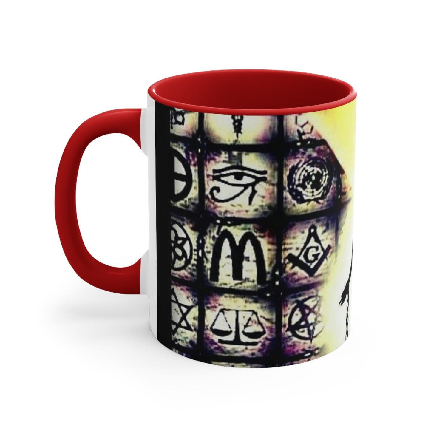 Mystical Accent Mugs - Chakra and Symbol Design for Spiritual Awakening