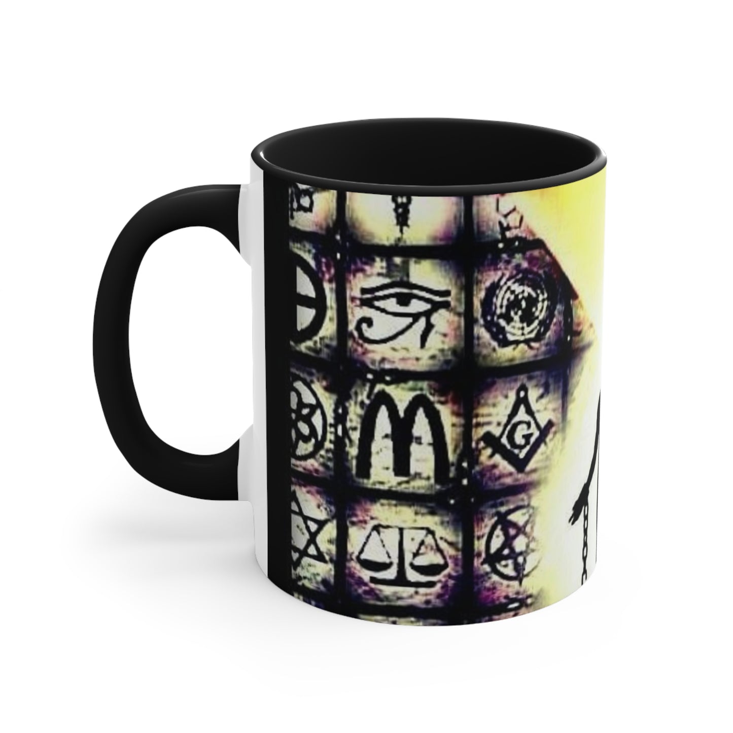 Mystical Accent Mugs - Chakra and Symbol Design for Spiritual Awakening