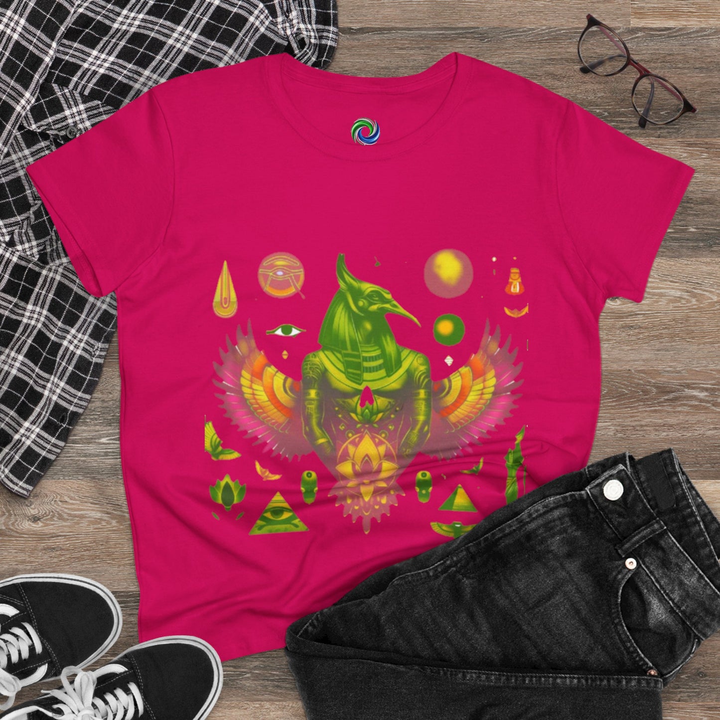 Vibrant Graphic Tee for Free Spirits, Boho Style Shirt, Unique Casual Wear, Perfect for Festivals, Summer Outings, Gifts