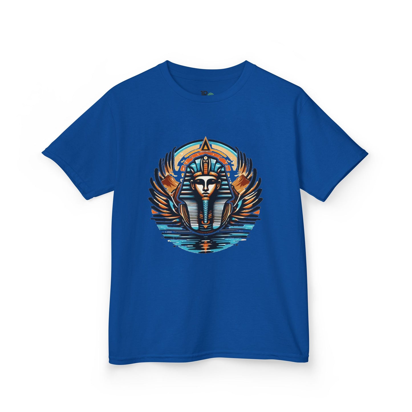 Pharaohs & Wings Tee - Kids Heavy Cotton™ Tee, Fun Egyptian Style Tee, Unique Kids Shirt, Birthday Gift, Adventure Tee