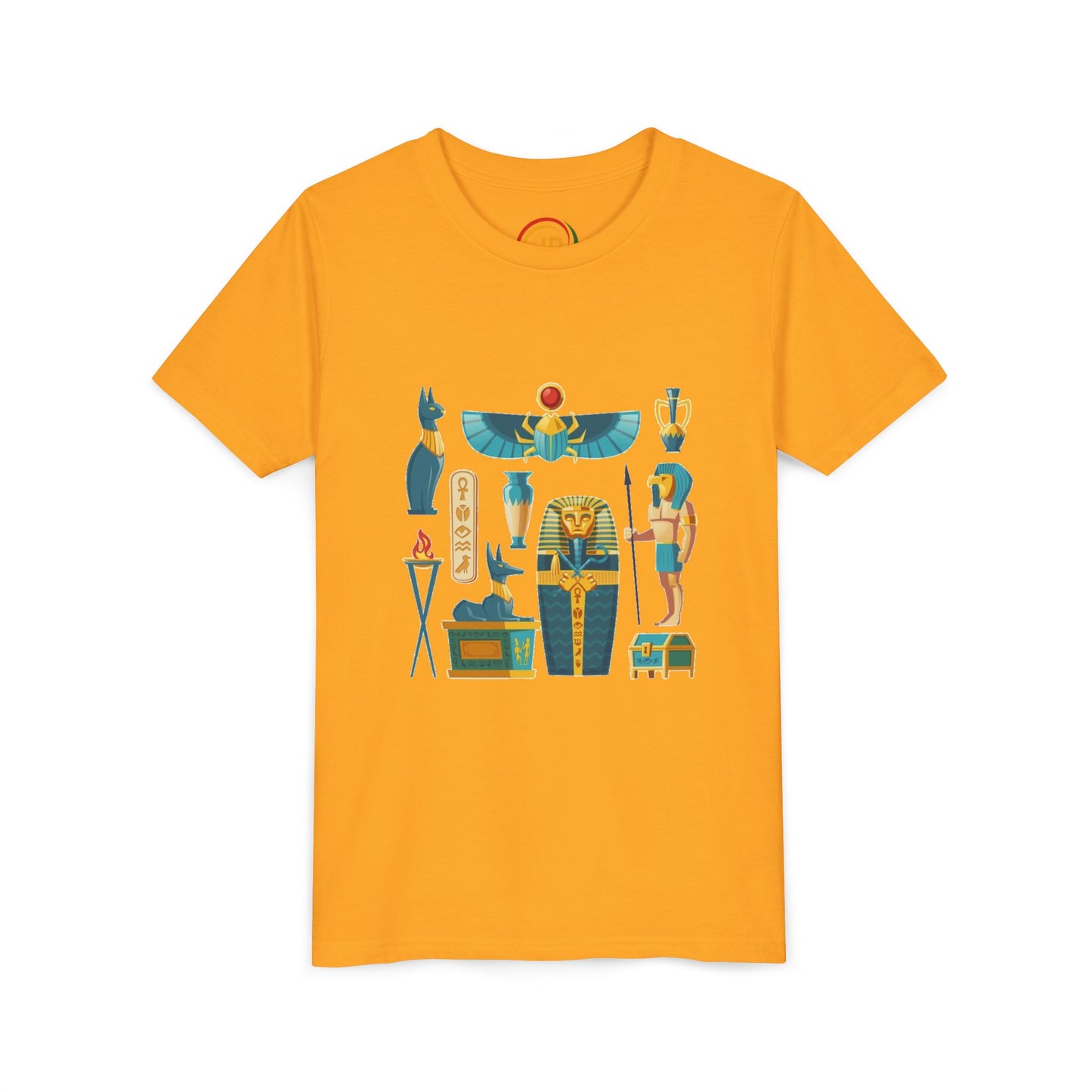 Youth Egyptian Mythology Tee, Fun Kids T-Shirt, Graphic Shirt for Boys and Girls, Birthday Gift, Cool Summer Tee