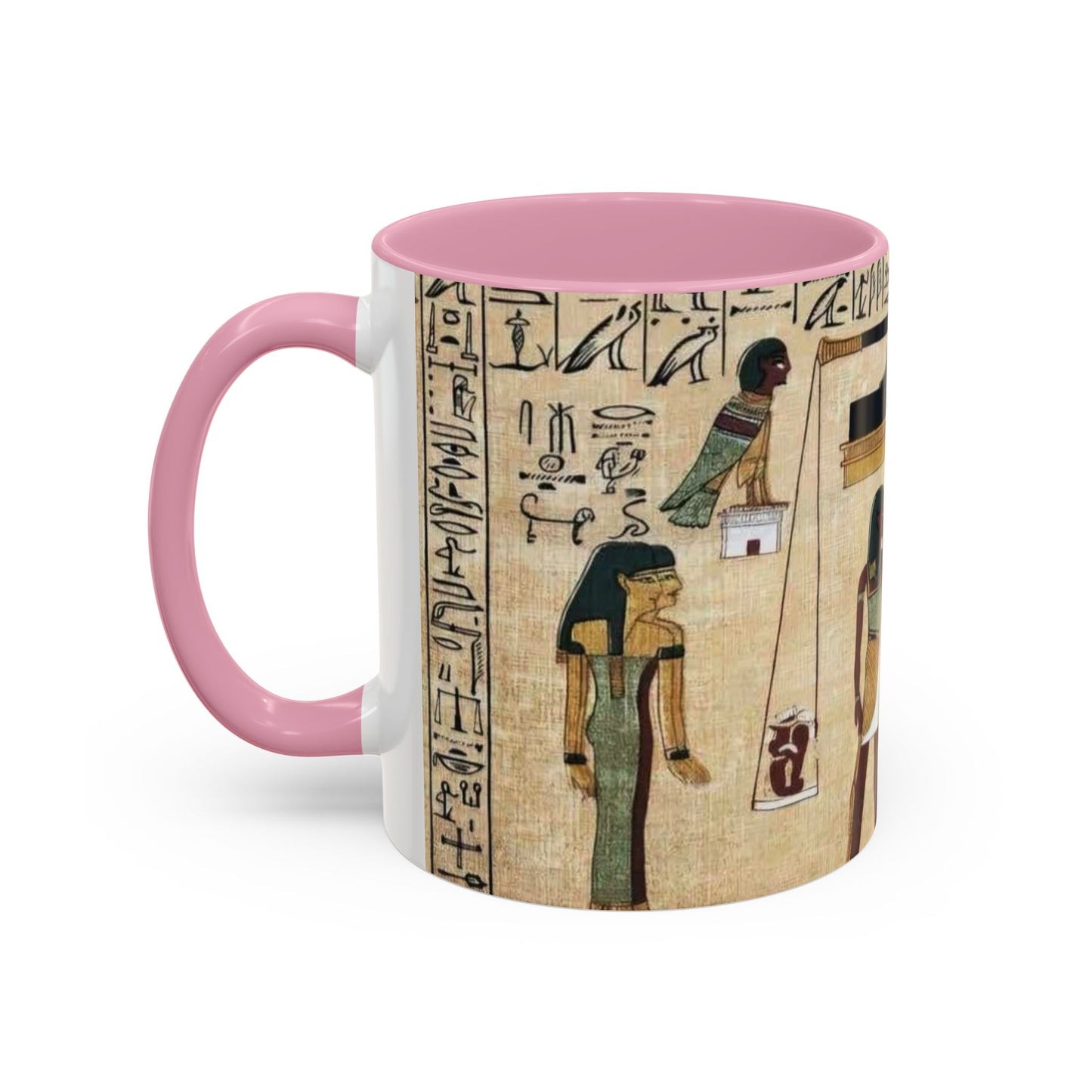 Ancient Egyptian Themed Coffee Mug - Colorful 11oz & 15oz | Unique Art Gift for History Lovers
