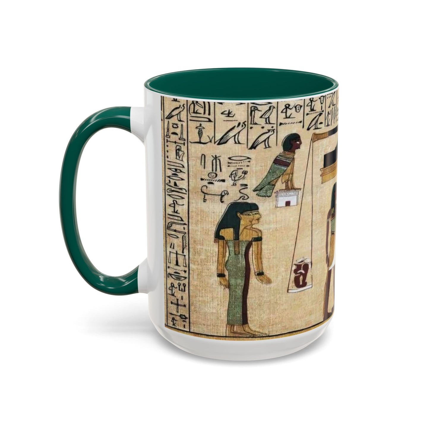 Ancient Egyptian Themed Coffee Mug - Colorful 11oz & 15oz | Unique Art Gift for History Lovers