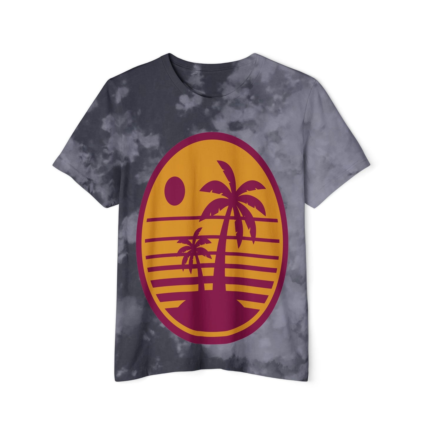 Sunset Palm Women's Baby Tee - Casual Summer Vibes