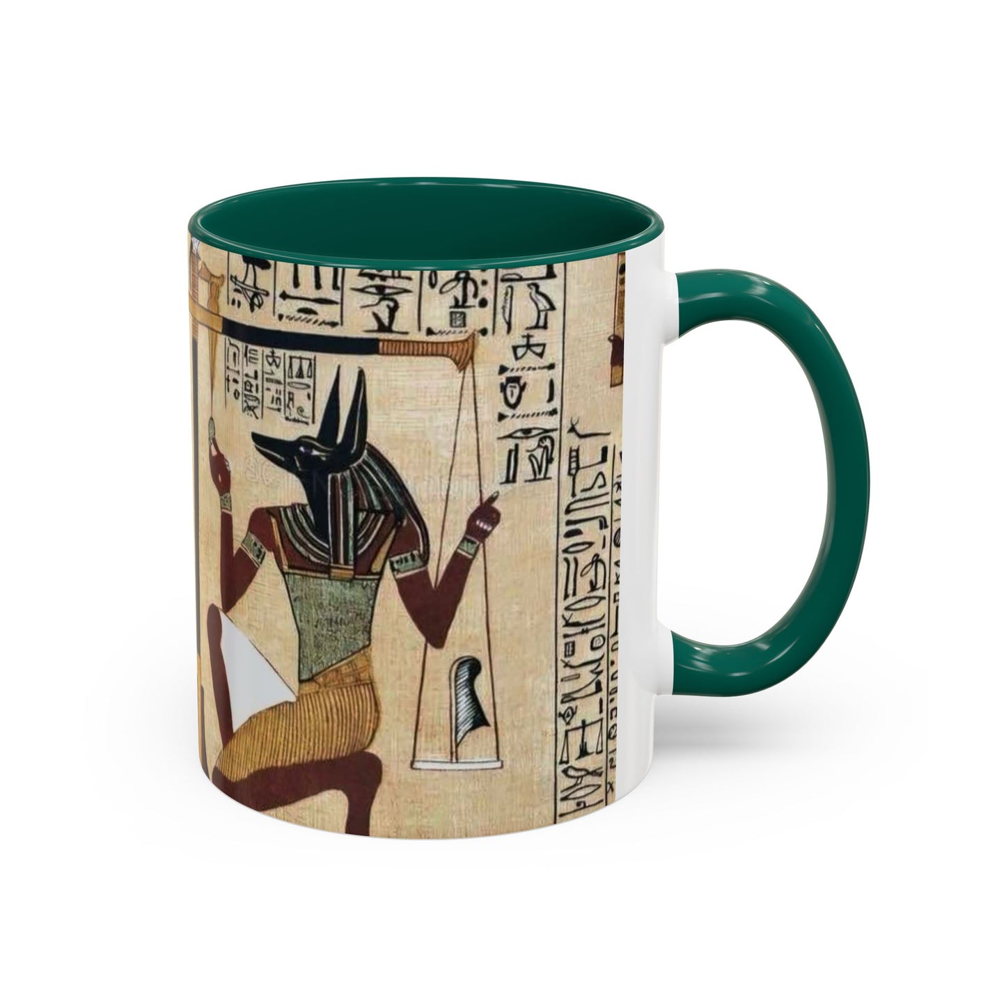 Ancient Egyptian Themed Coffee Mug - Colorful 11oz & 15oz | Unique Art Gift for History Lovers