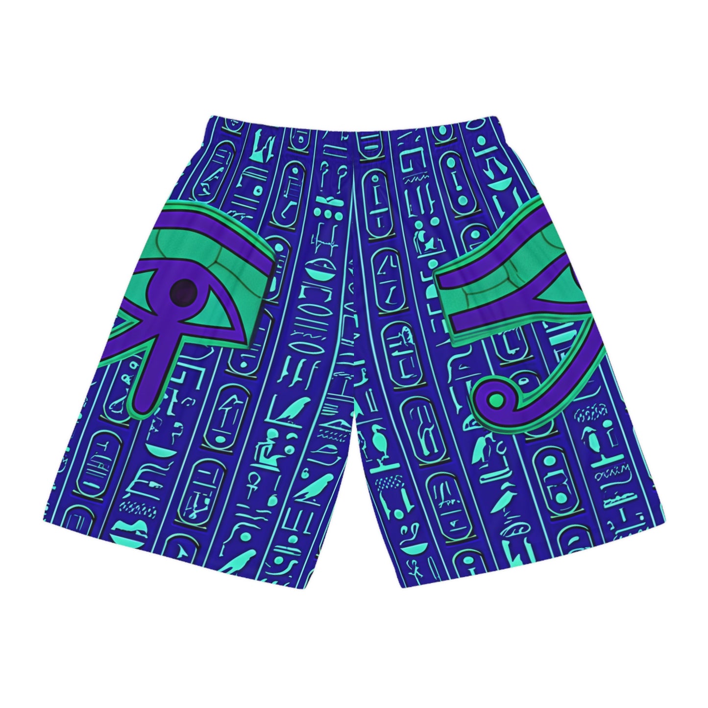 Stylish Egyptian-Themed Basketball Shorts | Unisex Athletic Wear, Sports Shorts, Summer Casual Wear, Gift for Sports Lovers, Street Style