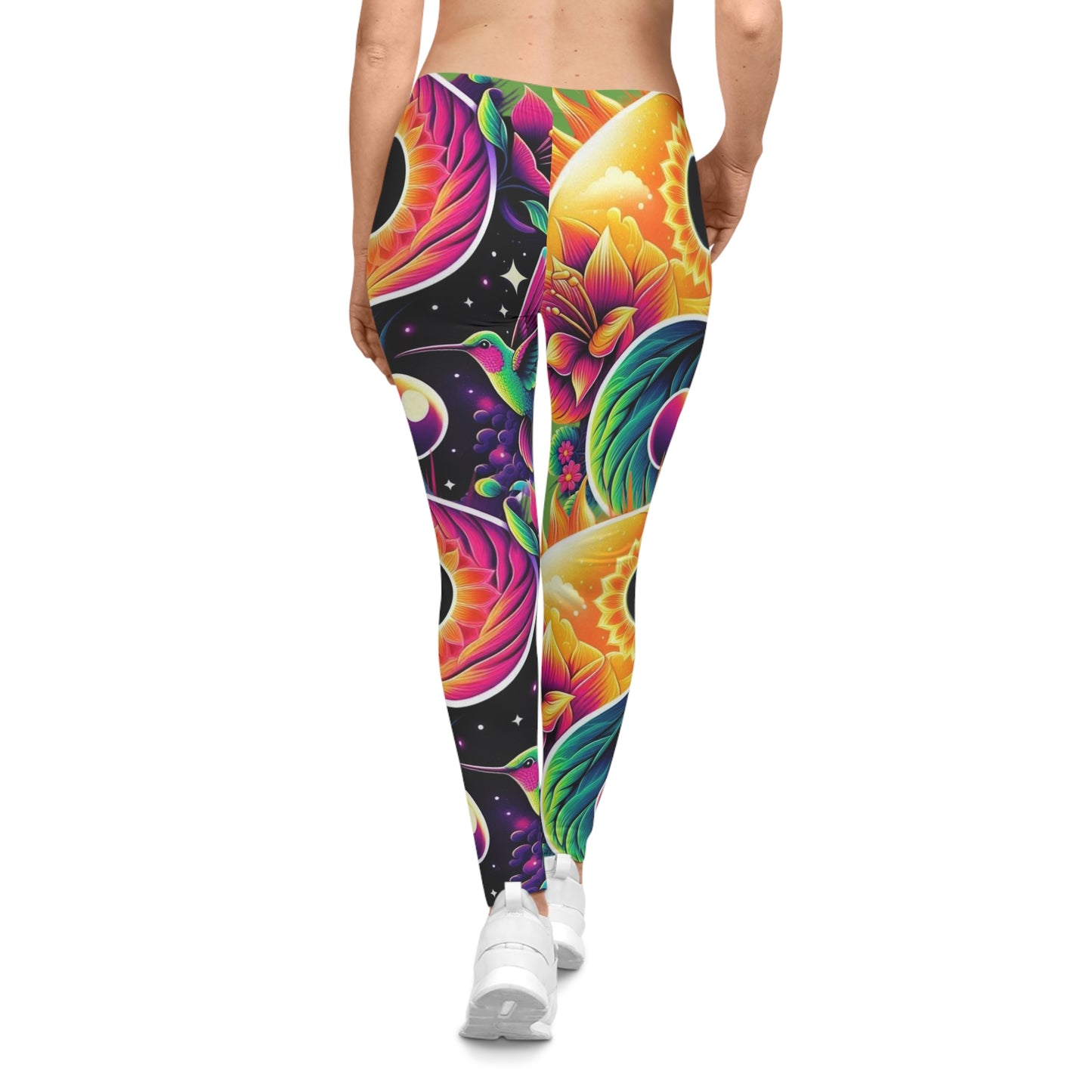 Vibrant Women's Casual Leggings, Colorful Leggings for Yoga, Activewear, Gift for Her, Festival Leggings, Unique Fashion Leggings