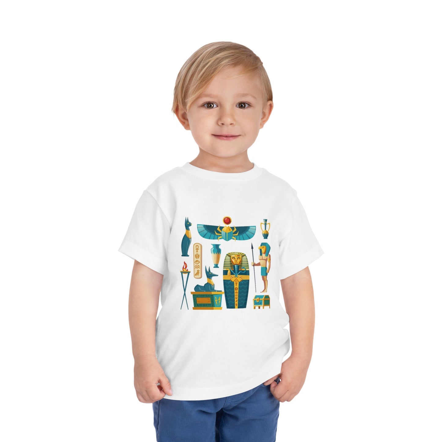 Egyptian-Themed Toddler Tee - Fun Kids' Shirt, Perfect for Playtime, Birthday Gifts, Baby Showers, Dress Up!