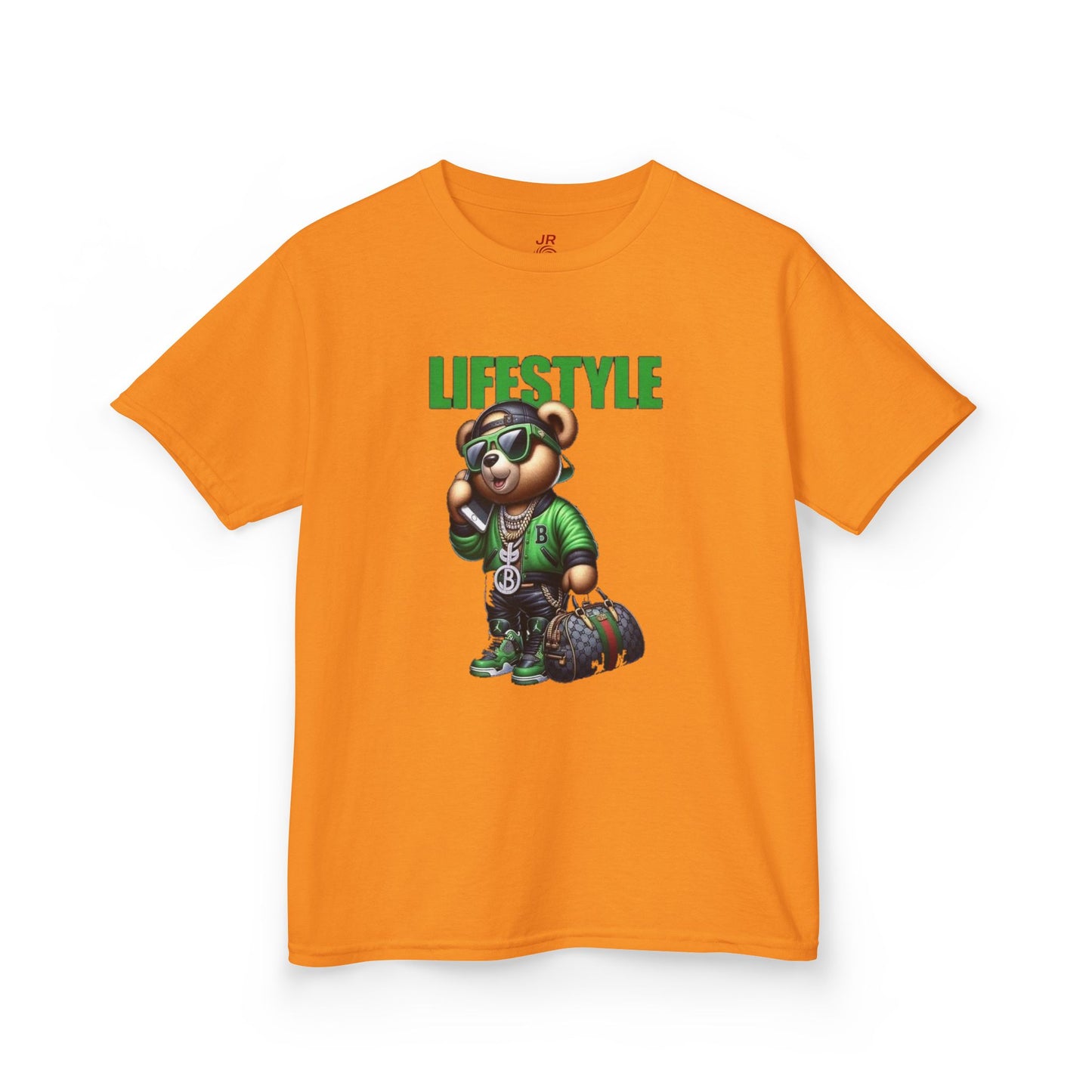 Kids Lifestyle Bear Graphic Tee, Cool Kids T-Shirt, Trendy Youth Shirt, Graphic Cotton Tee for Boys and Girls, Fun Casual Wear