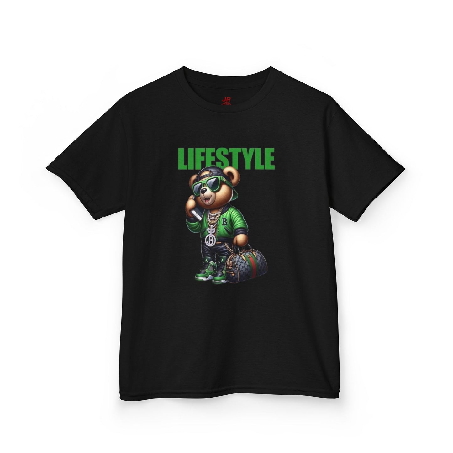 Kids Lifestyle Bear Graphic Tee, Cool Kids T-Shirt, Trendy Youth Shirt, Graphic Cotton Tee for Boys and Girls, Fun Casual Wear