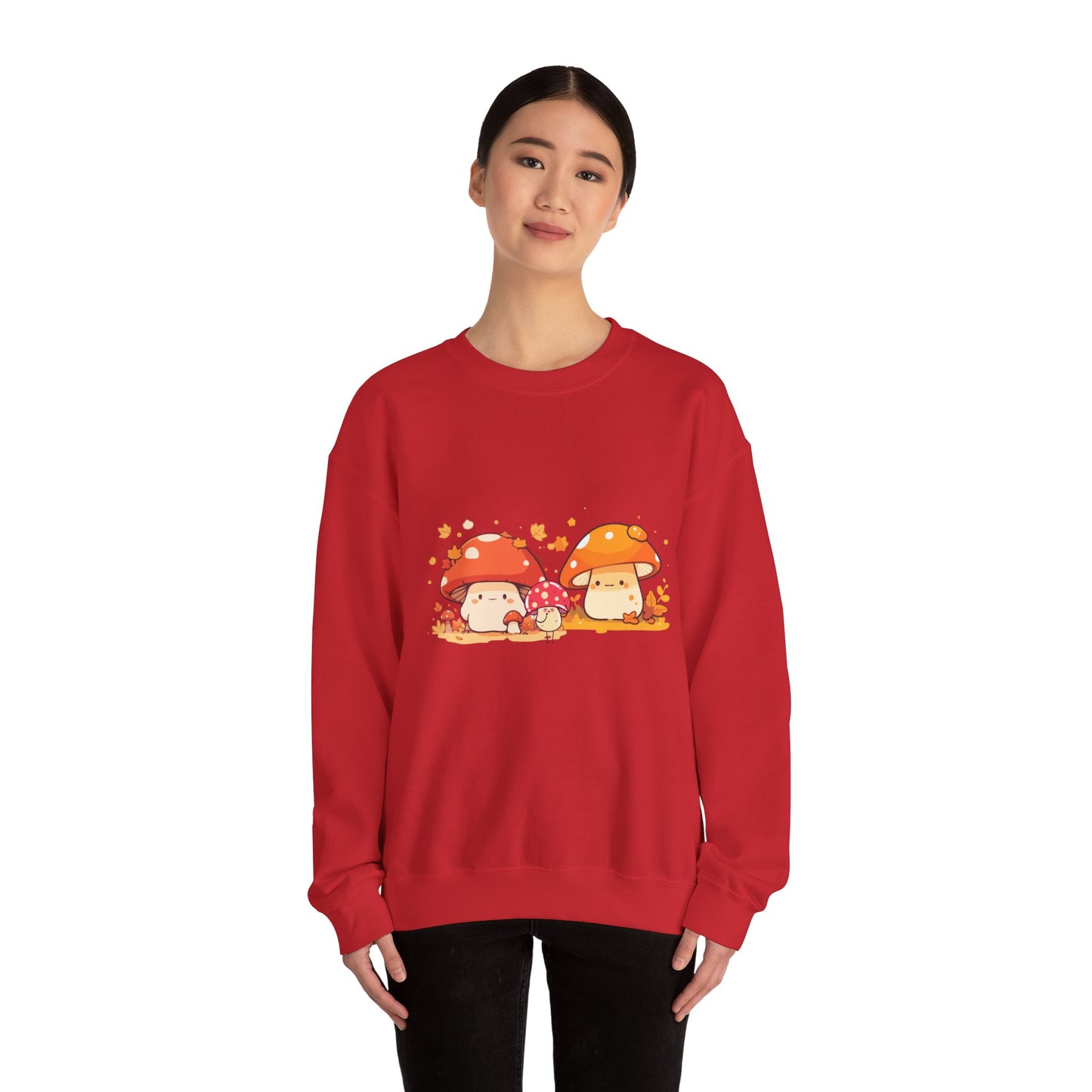 Crewneck Sweatshirt - Mushrooms of Friends Design