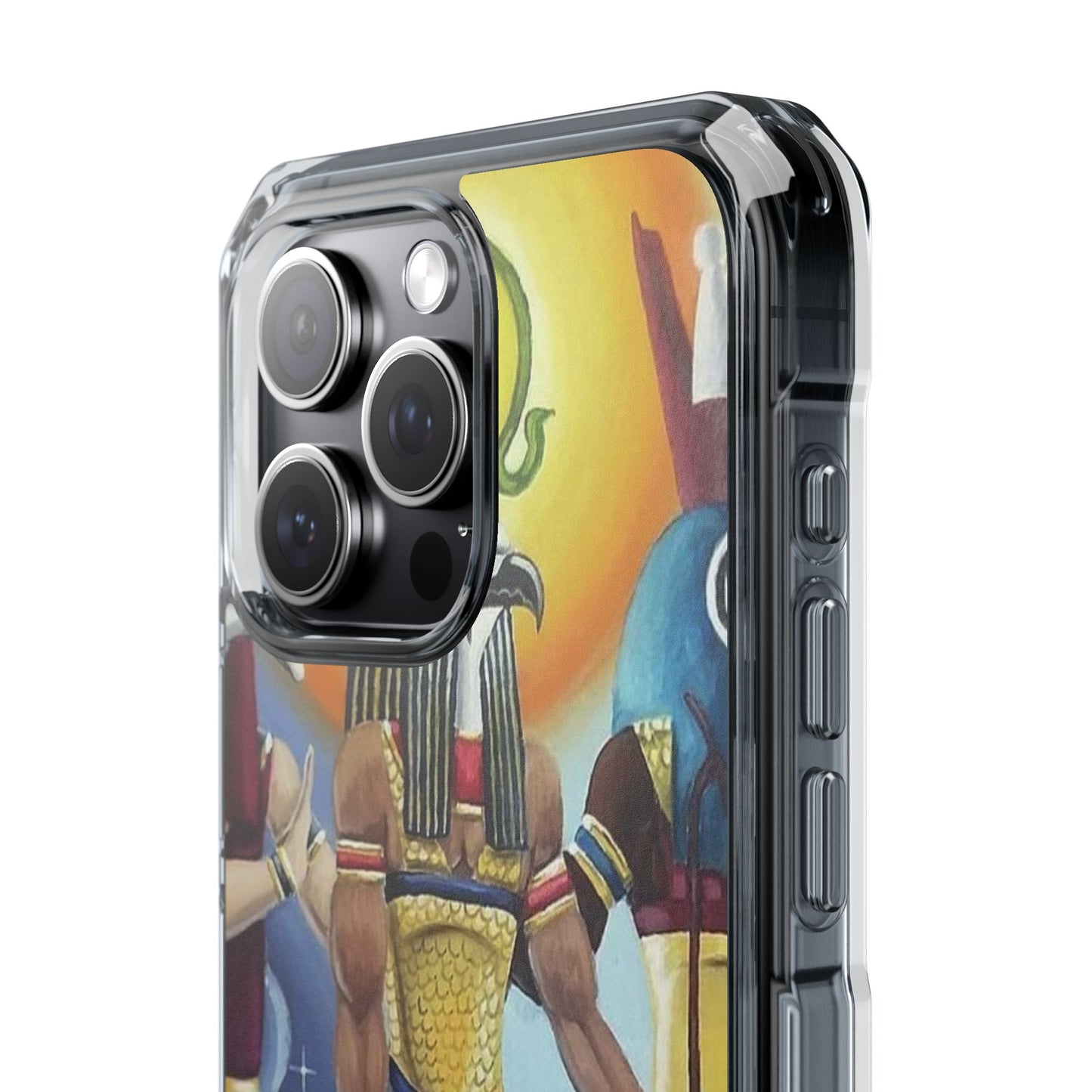 Egyptian Art Phone Case - Magnetic Clear Impact Case for Stylish Protection