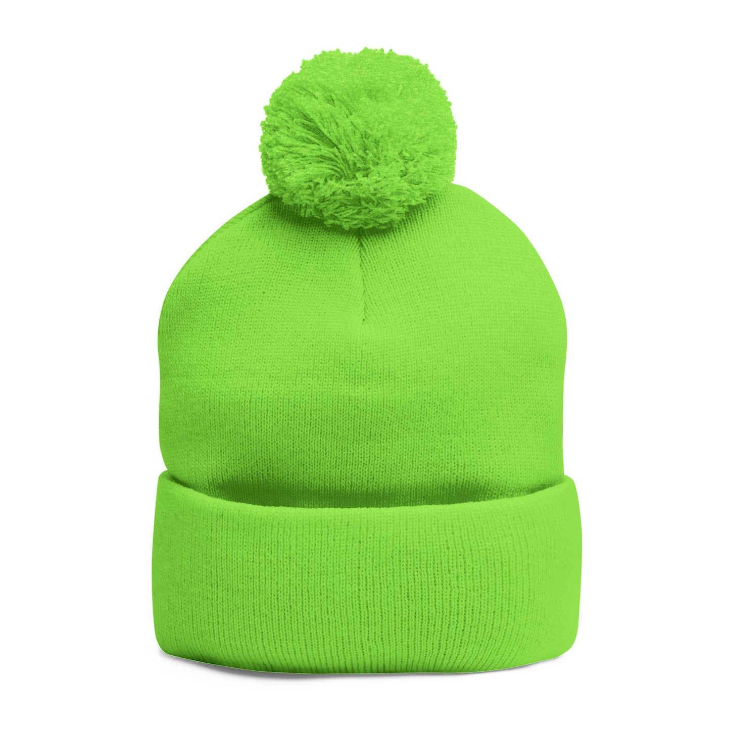 Cozy Embroidered Pom-Pom Knit Cap, Winter Hat for Men & Women, Holiday Gift Beanie, Cute Knitted Cap, Casual Headwear