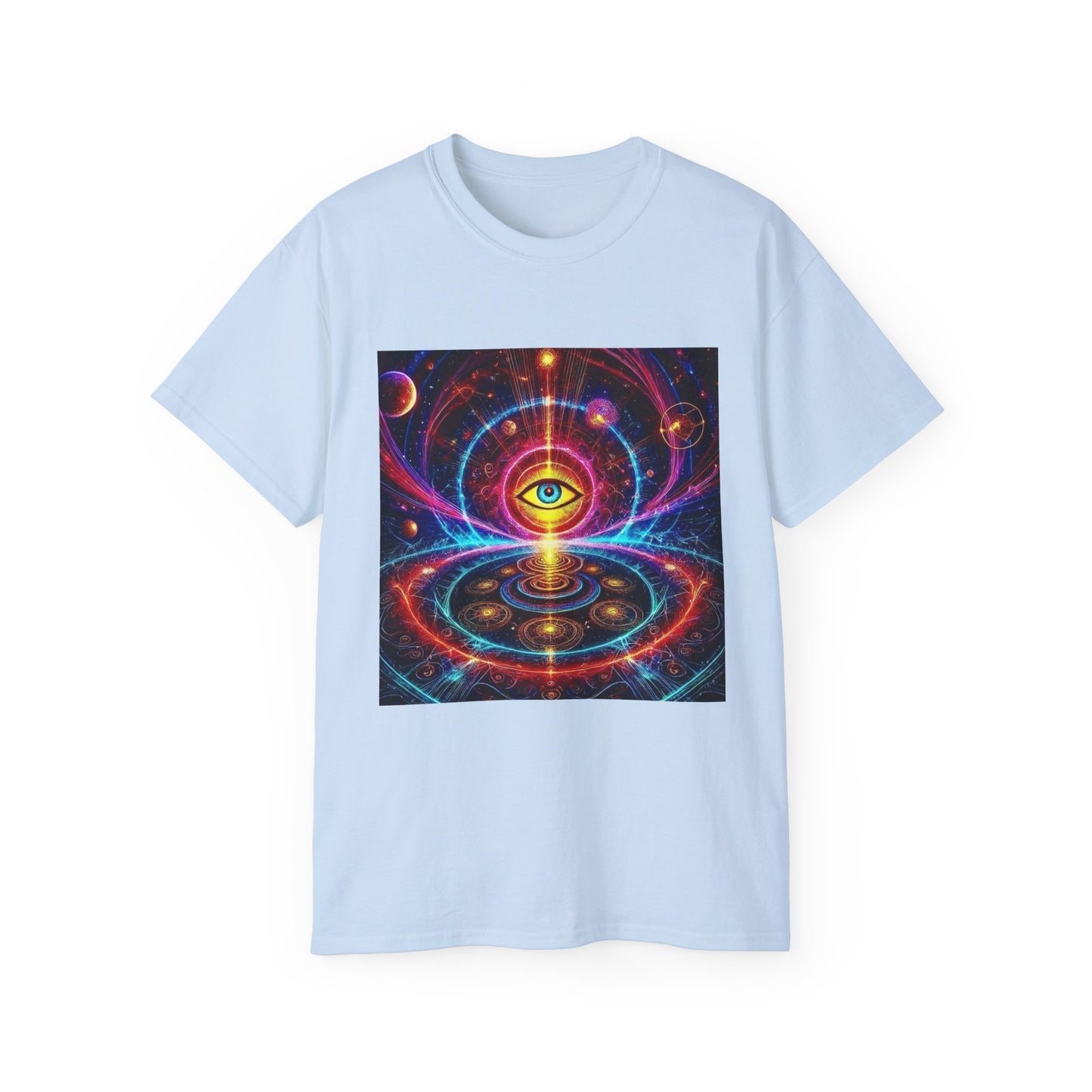 Cosmic Eye T-shirt Unisex Ultra Cotton Tee - Spiritual Graphic Shirt, Psychedelic Fashion, Festival Wear, Art Tee, Gift for Dreamers