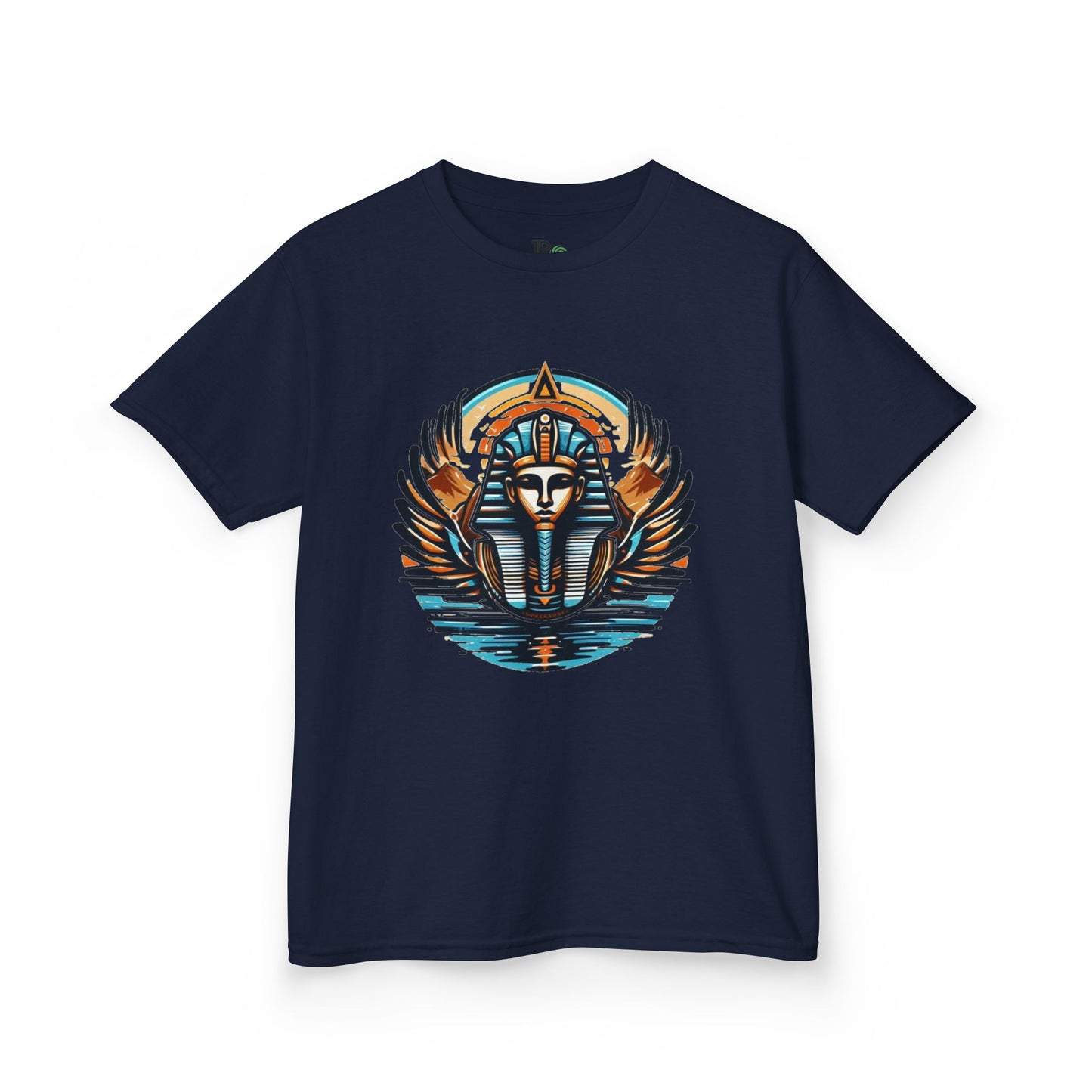 Pharaohs & Wings Tee - Kids Heavy Cotton™ Tee, Fun Egyptian Style Tee, Unique Kids Shirt, Birthday Gift, Adventure Tee