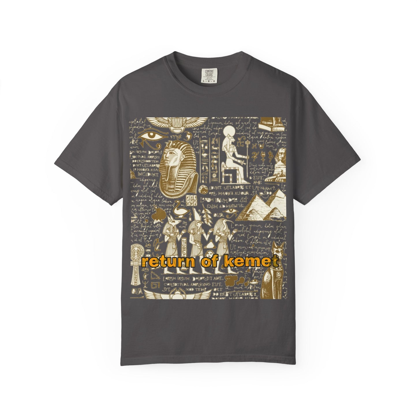 Egyptian-Inspired Unisex T-Shirt - Retro Vibe, Perfect for Music Lovers, Festivals, Gifts, Casual Wear, Vintage Style