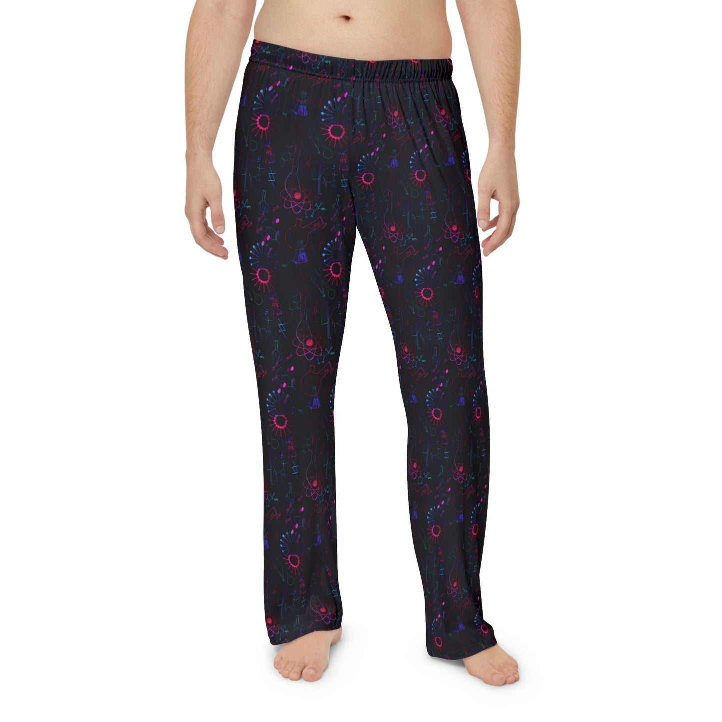 Men's Science-Themed Pajama Pants, Cozy Sleepwear, Science Lover Gift, Perfect for Sleep & Relaxation, Bedroom Decor, Fun Gift Idea