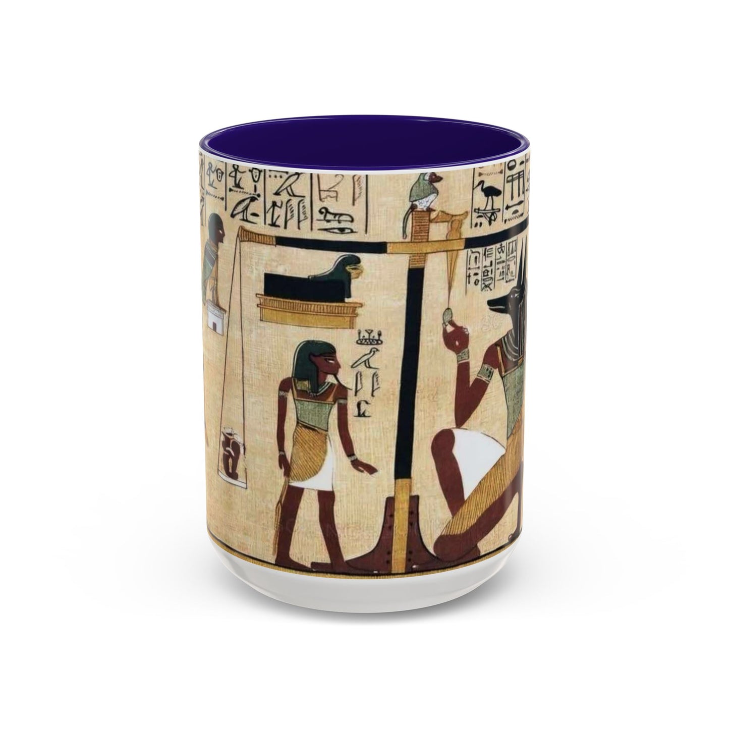 Ancient Egyptian Themed Coffee Mug - Colorful 11oz & 15oz | Unique Art Gift for History Lovers