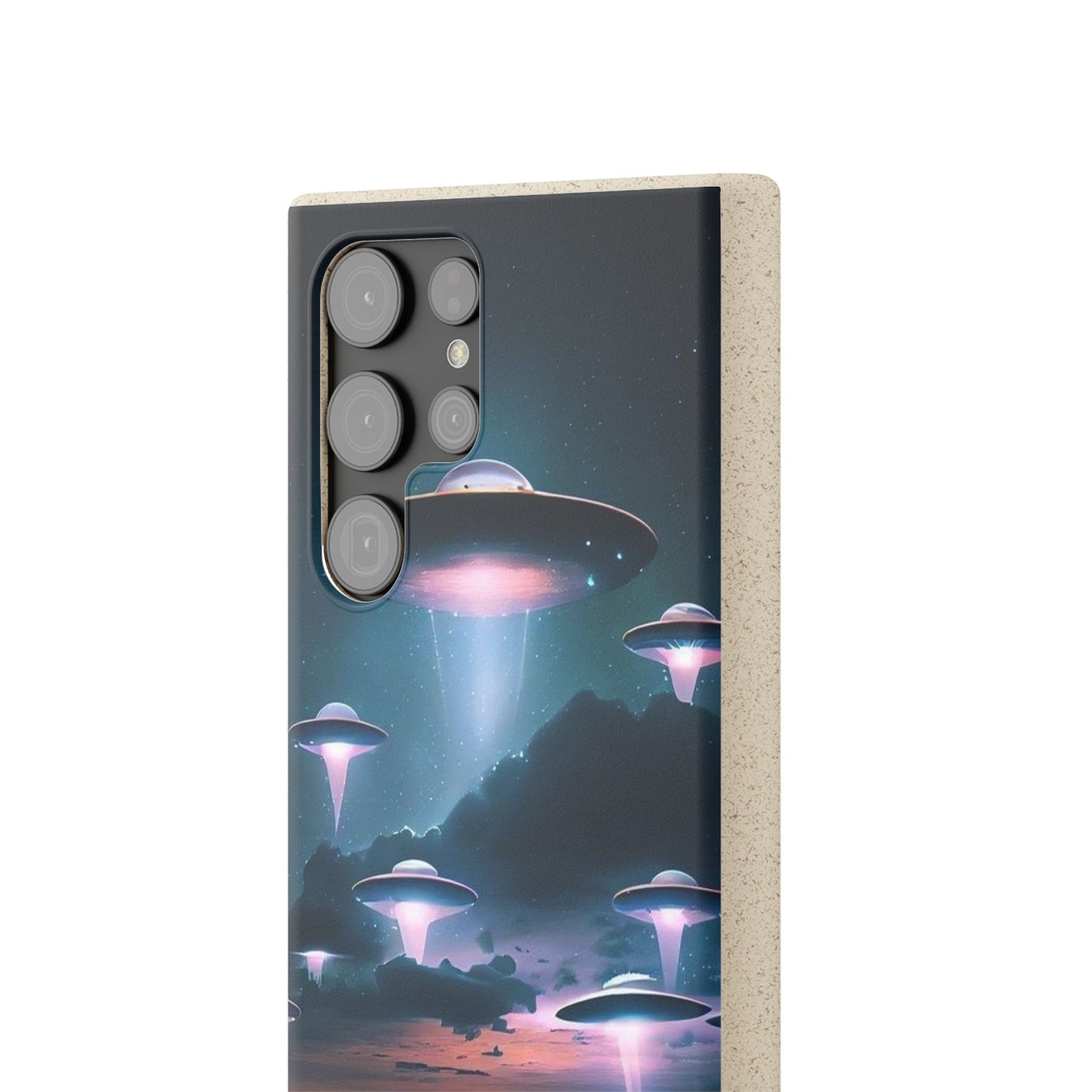 Biodegradable UFO Phone Case - Eco-Friendly and Stylish Design