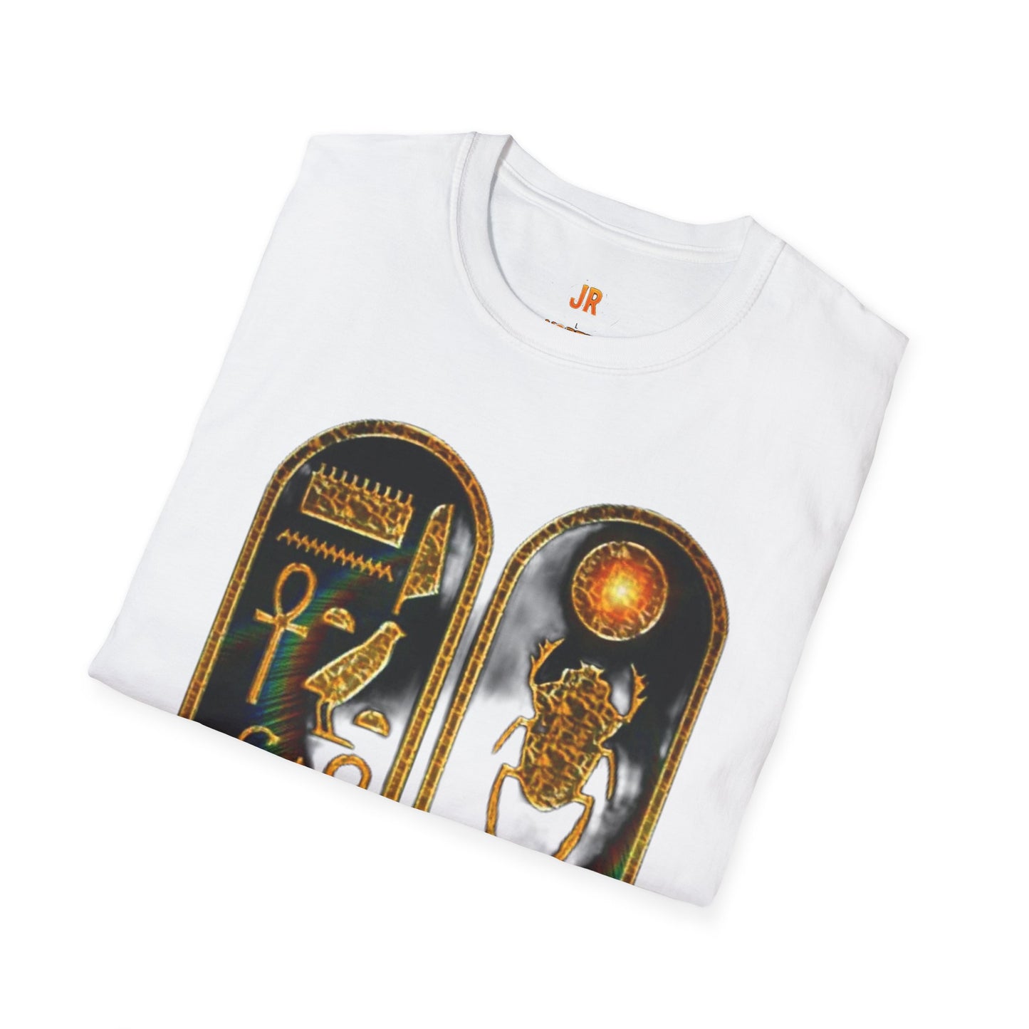 Vintage Egyptian Art Unisex Softstyle T-Shirt - Retro Graphic Tee, Unisex Casual Wear, Unique Gift for History Lovers, Summer Essential