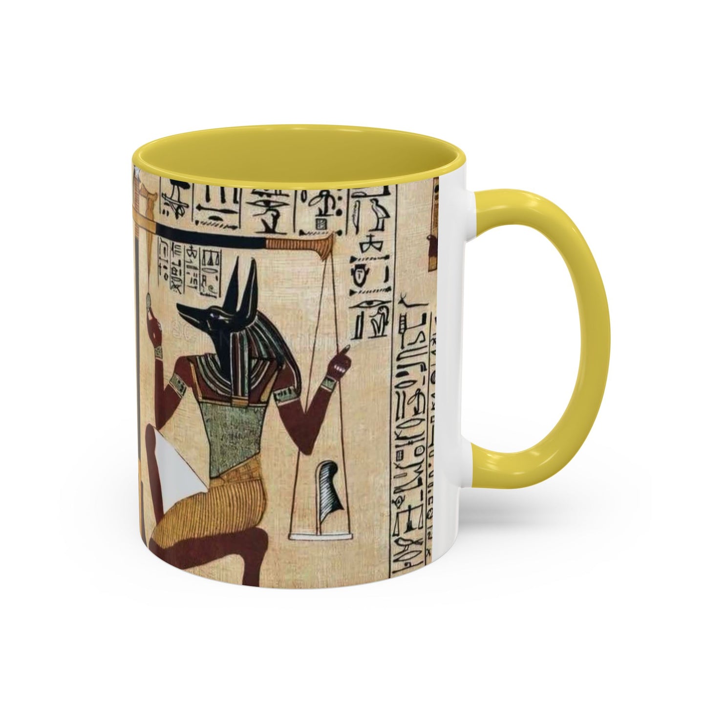 Ancient Egyptian Themed Coffee Mug - Colorful 11oz & 15oz | Unique Art Gift for History Lovers