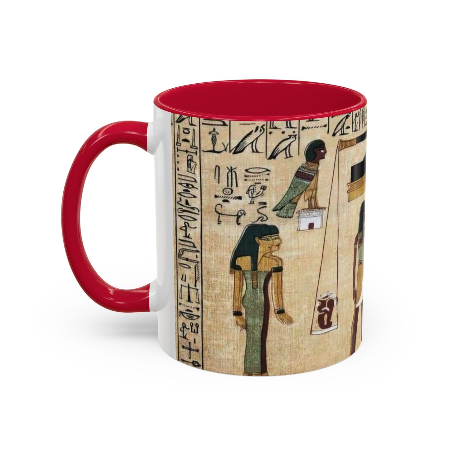 Ancient Egyptian Themed Coffee Mug - Colorful 11oz & 15oz | Unique Art Gift for History Lovers
