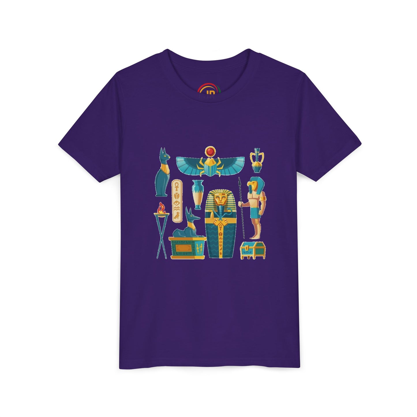Youth Egyptian Mythology Tee, Fun Kids T-Shirt, Graphic Shirt for Boys and Girls, Birthday Gift, Cool Summer Tee