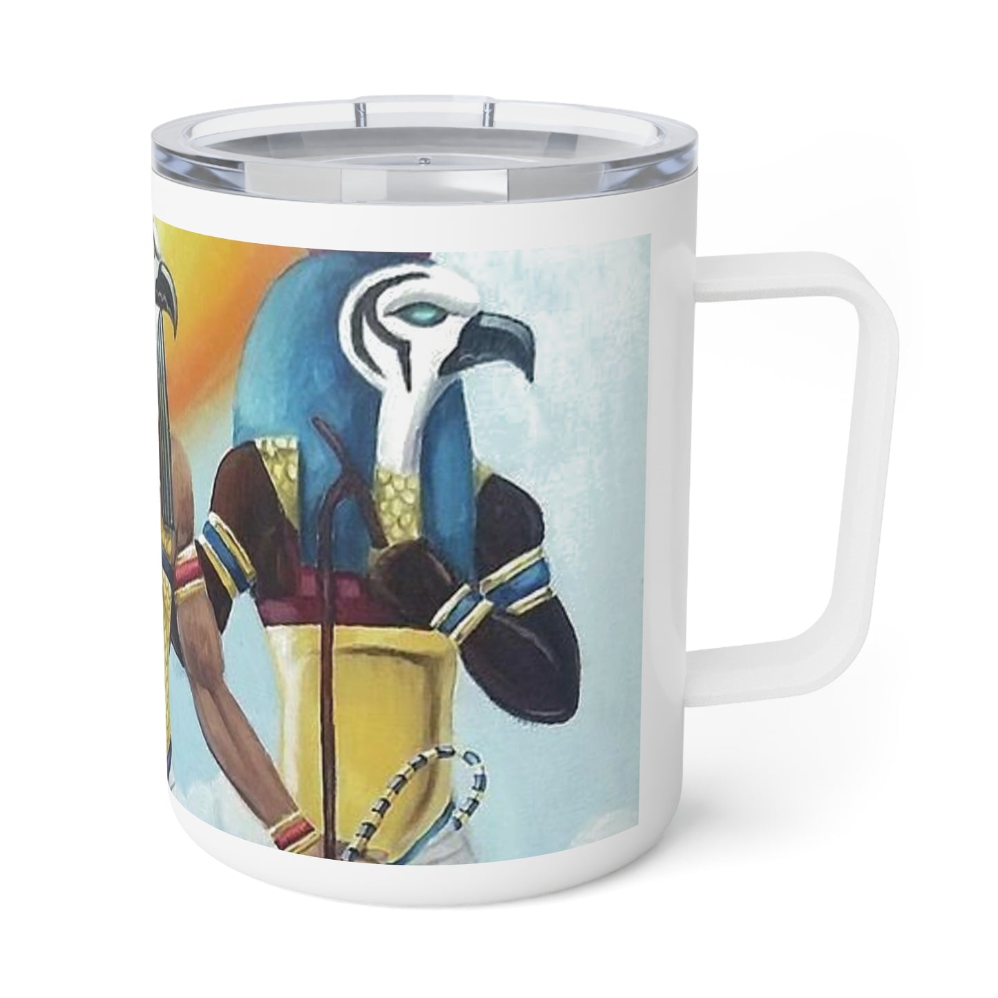 Egyptian Coffee Mug, 10oz, Perfect for Coffee Lovers, Gifts for Holidays, Unique Artwork, Creative Home Decor,