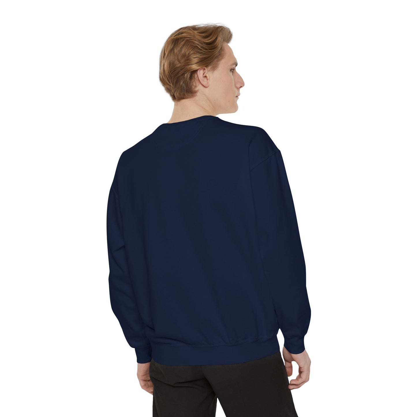 Hollow Earth Sweatshirt, Unisex Garment-Dyed Crewneck, Cozy Gift for Science Lovers, Earth Day Apparel, Great for Casual Wear