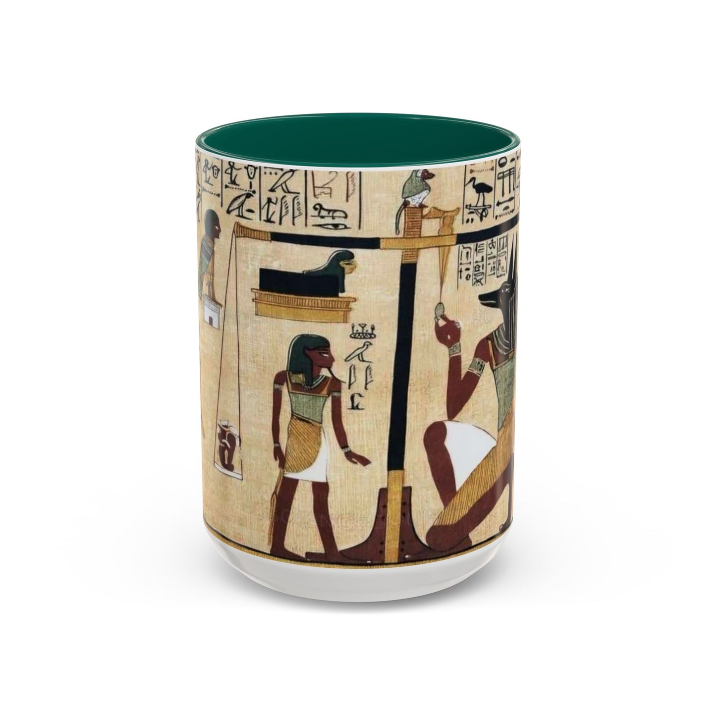 Ancient Egyptian Themed Coffee Mug - Colorful 11oz & 15oz | Unique Art Gift for History Lovers