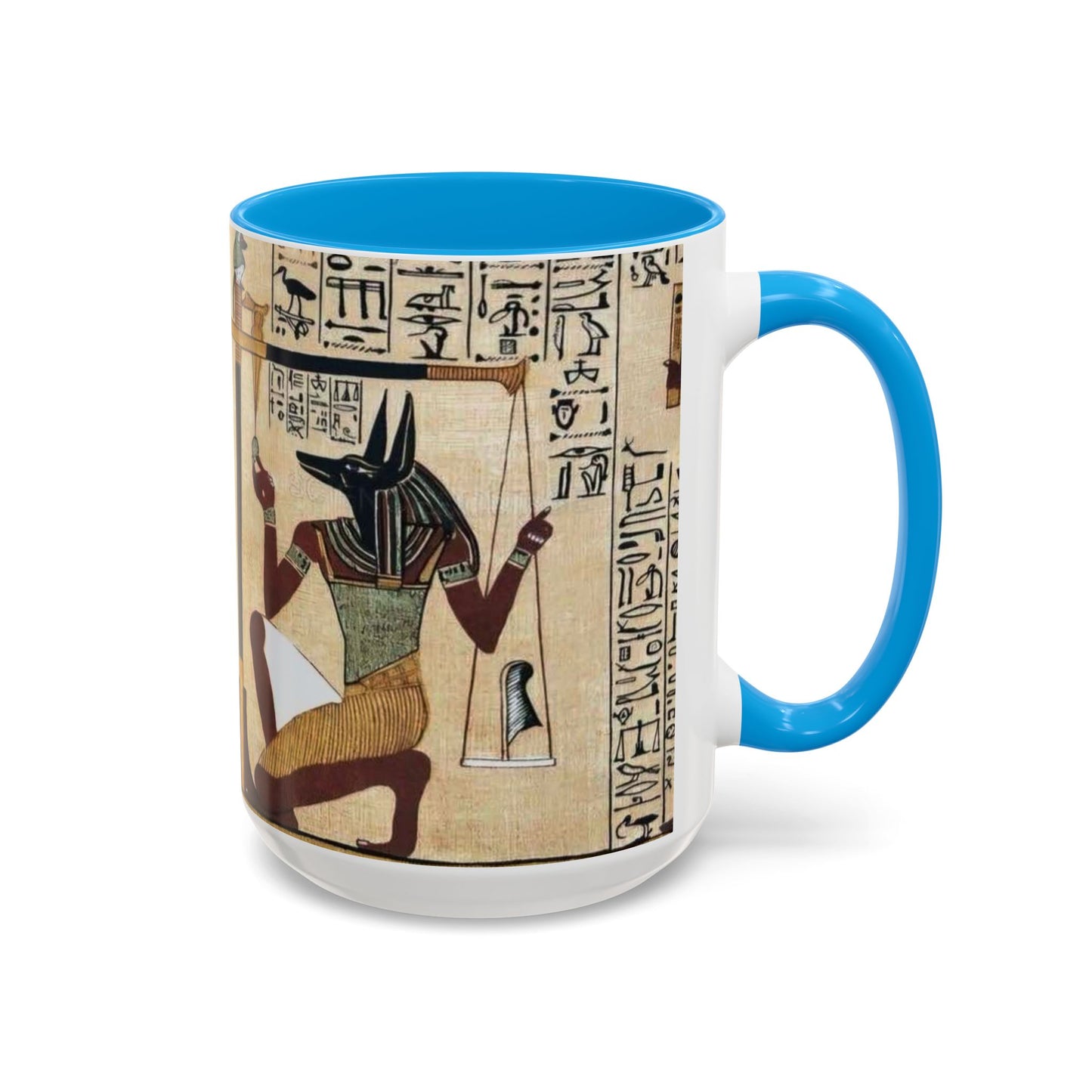 Ancient Egyptian Themed Coffee Mug - Colorful 11oz & 15oz | Unique Art Gift for History Lovers