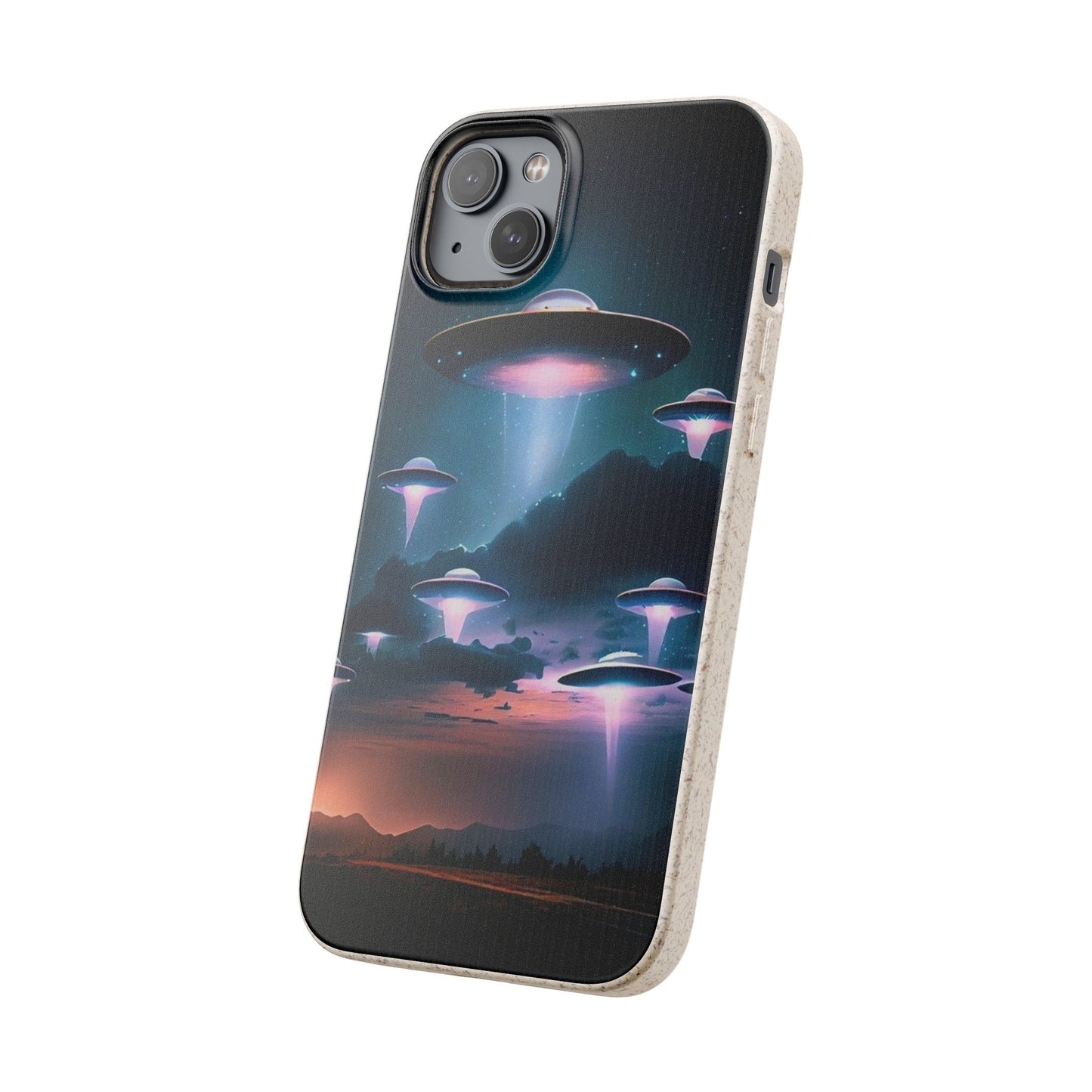 Biodegradable UFO Phone Case - Eco-Friendly and Stylish Design