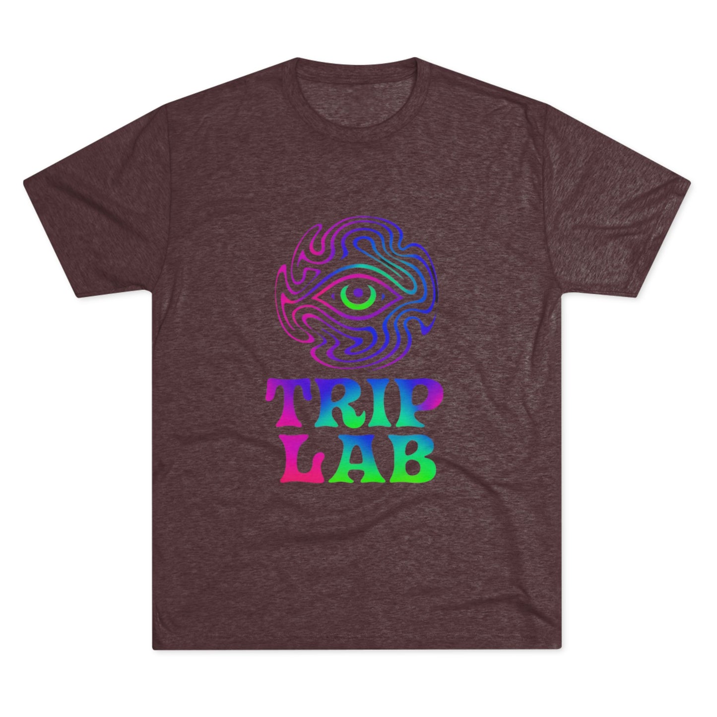 Colorful Psychedelic Tee - Trip Lab Unisex Crew Shirt, Festival Wear, Gift for Him or Her, Summer Wardrobe, Boho Style T-Shirt