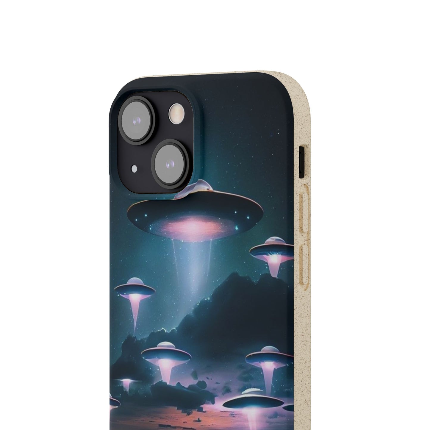 Biodegradable UFO Phone Case - Eco-Friendly and Stylish Design