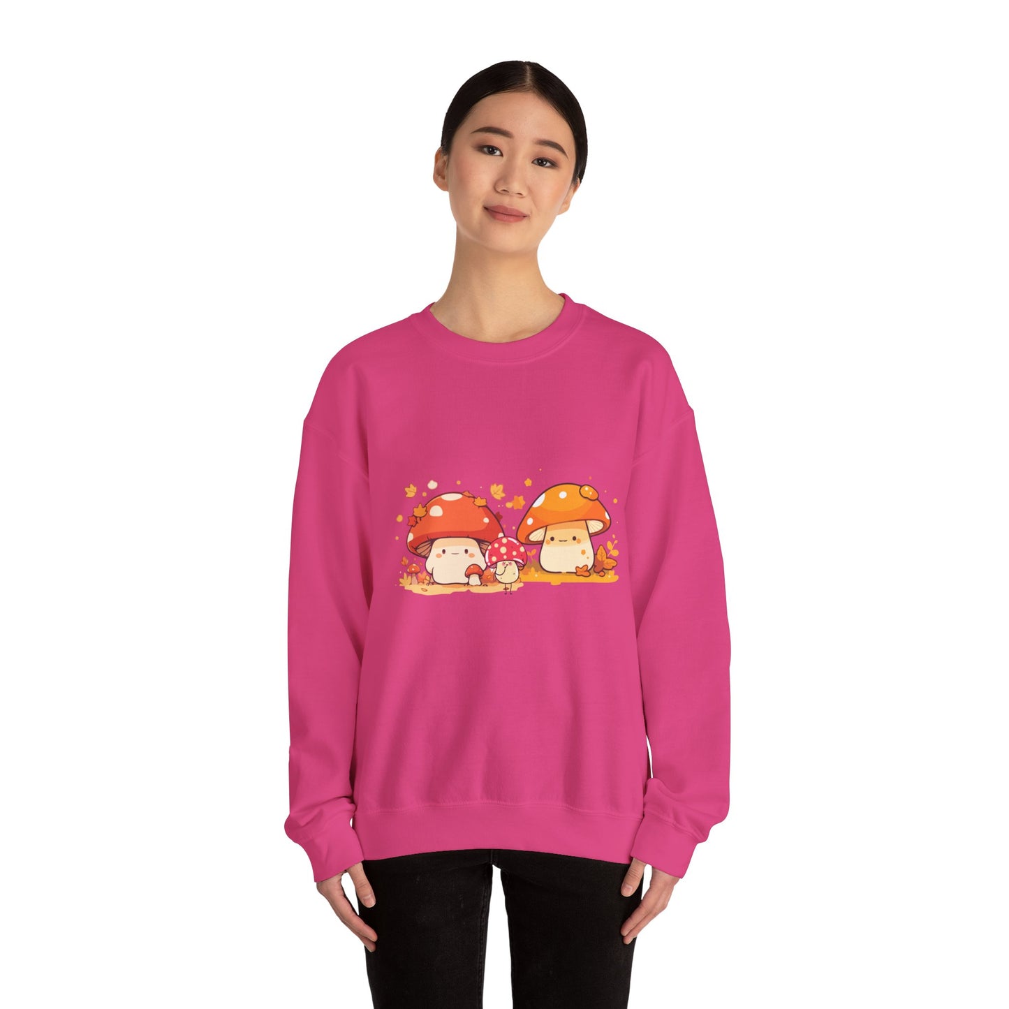 Crewneck Sweatshirt - Mushrooms of Friends Design