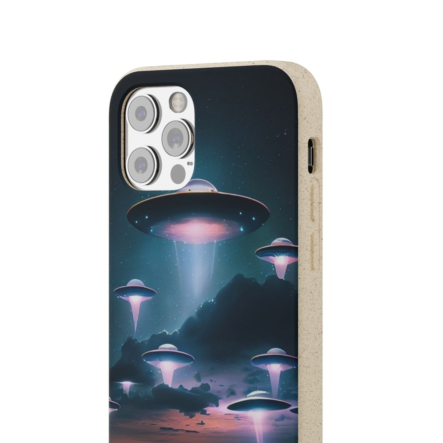 Biodegradable UFO Phone Case - Eco-Friendly and Stylish Design