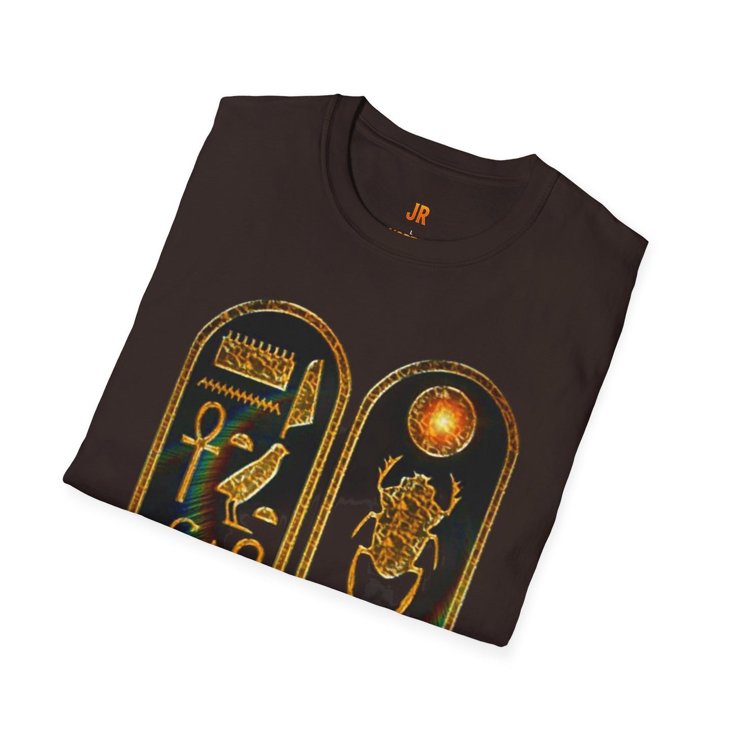 Vintage Egyptian Art Unisex Softstyle T-Shirt - Retro Graphic Tee, Unisex Casual Wear, Unique Gift for History Lovers, Summer Essential