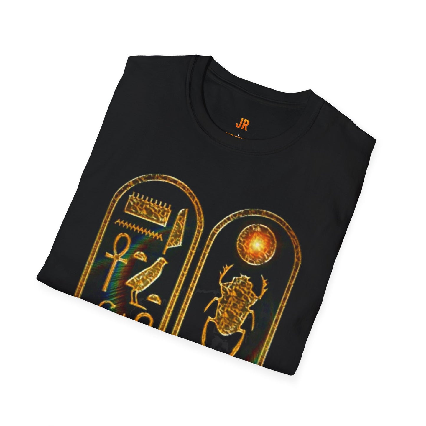 Vintage Egyptian Art Unisex Softstyle T-Shirt - Retro Graphic Tee, Unisex Casual Wear, Unique Gift for History Lovers, Summer Essential
