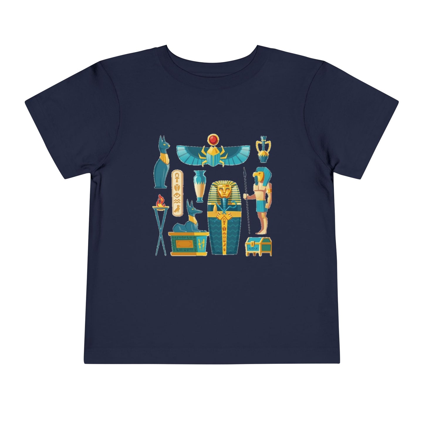 Egyptian-Themed Toddler Tee - Fun Kids' Shirt, Perfect for Playtime, Birthday Gifts, Baby Showers, Dress Up!