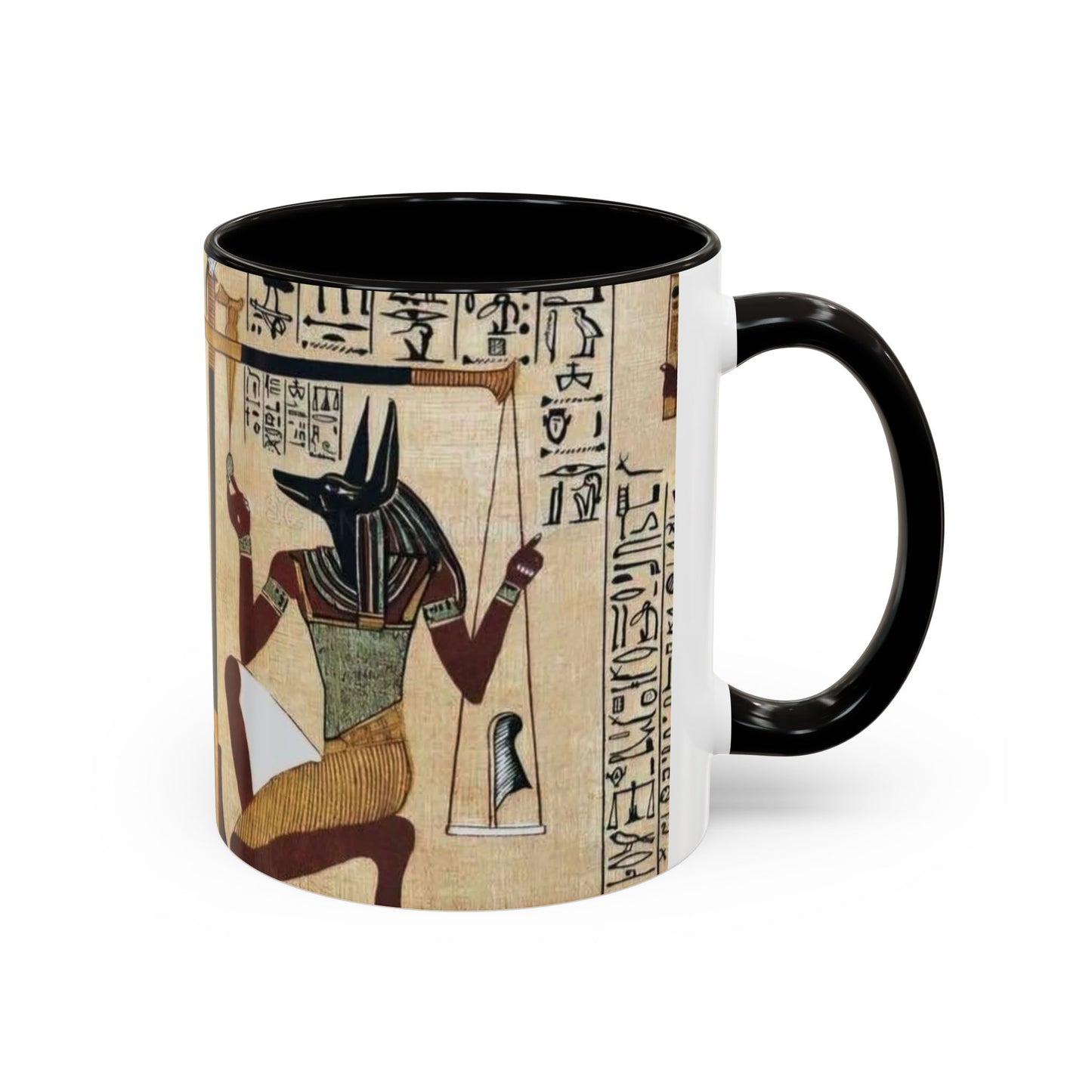 Ancient Egyptian Themed Coffee Mug - Colorful 11oz & 15oz | Unique Art Gift for History Lovers