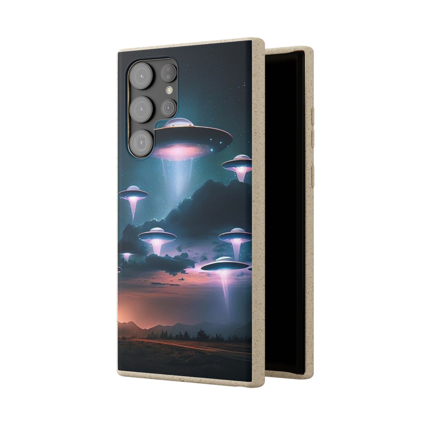 Biodegradable UFO Phone Case - Eco-Friendly and Stylish Design
