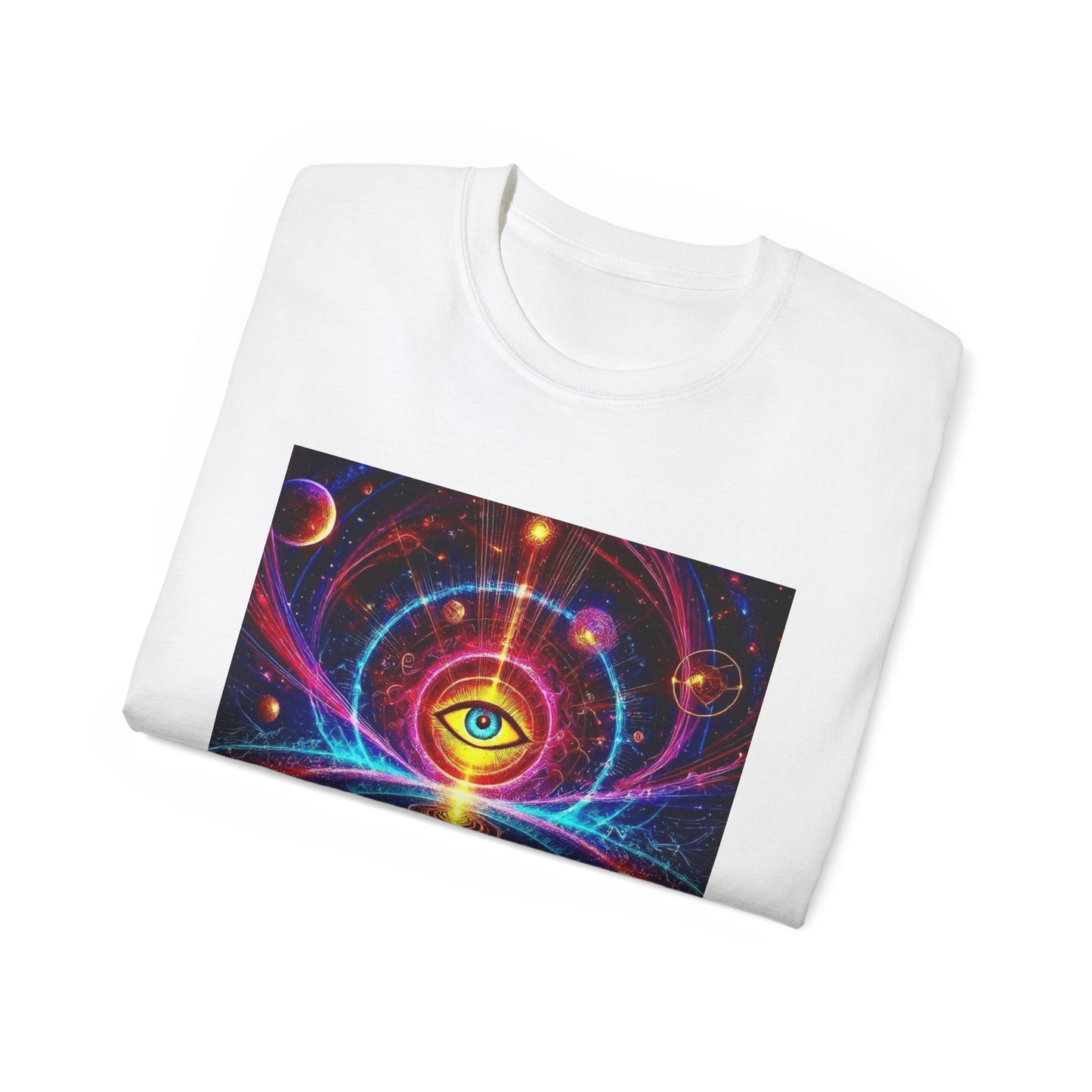 Cosmic Eye T-shirt Unisex Ultra Cotton Tee - Spiritual Graphic Shirt, Psychedelic Fashion, Festival Wear, Art Tee, Gift for Dreamers