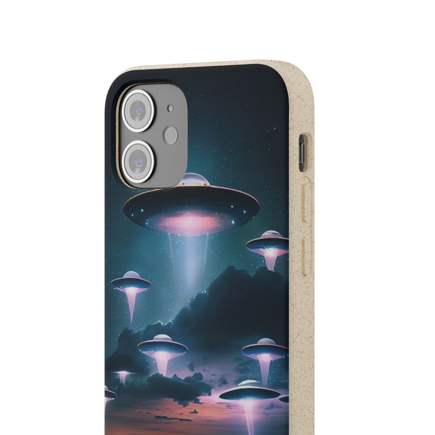 Biodegradable UFO Phone Case - Eco-Friendly and Stylish Design