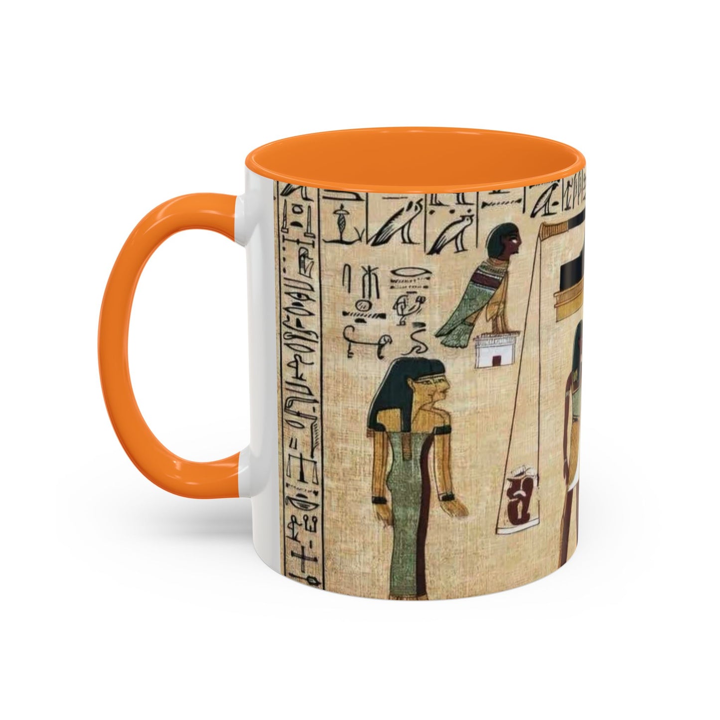 Ancient Egyptian Themed Coffee Mug - Colorful 11oz & 15oz | Unique Art Gift for History Lovers
